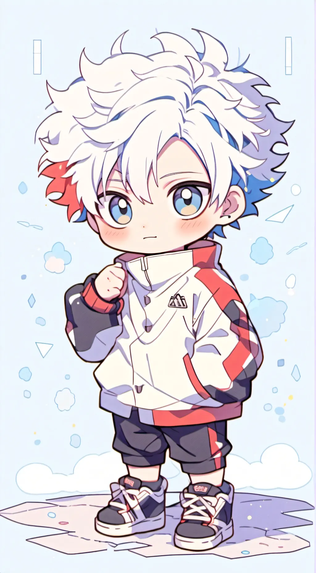 ai character: Baby todoroki🍄 background