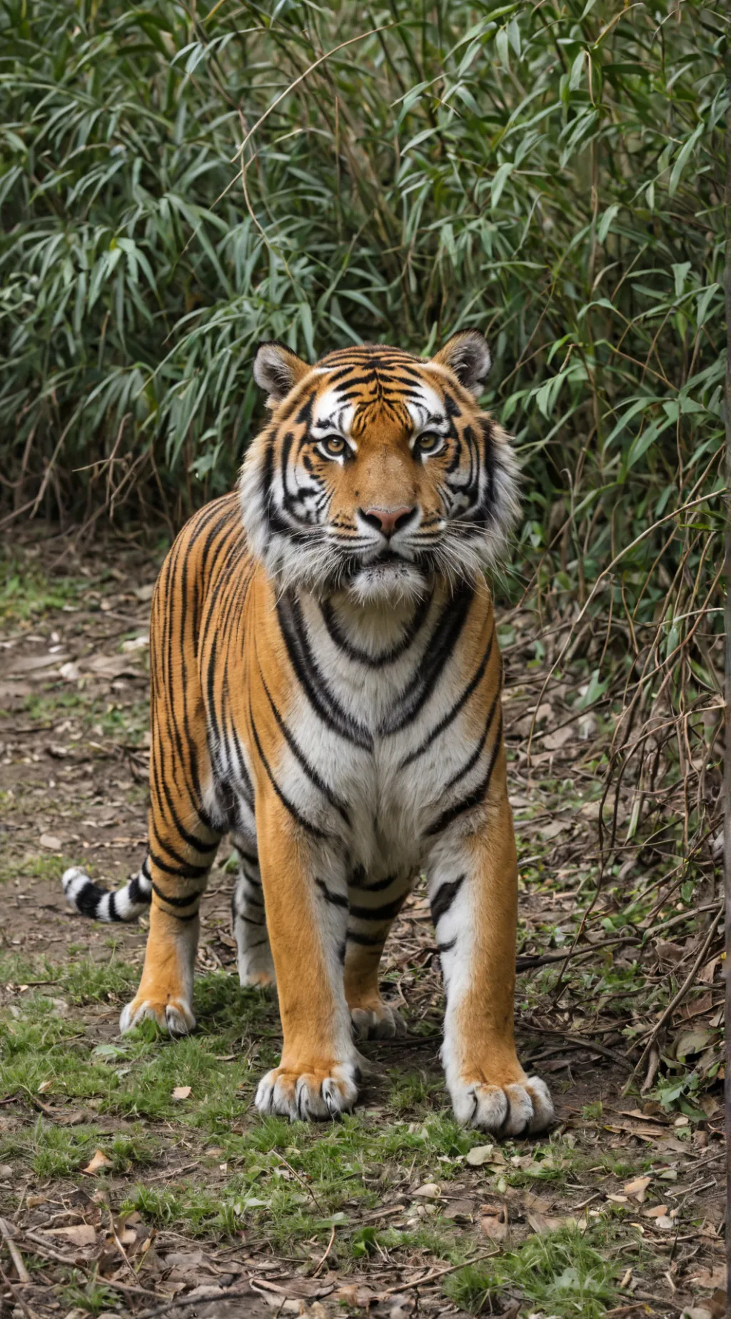 ai character: Tiger background