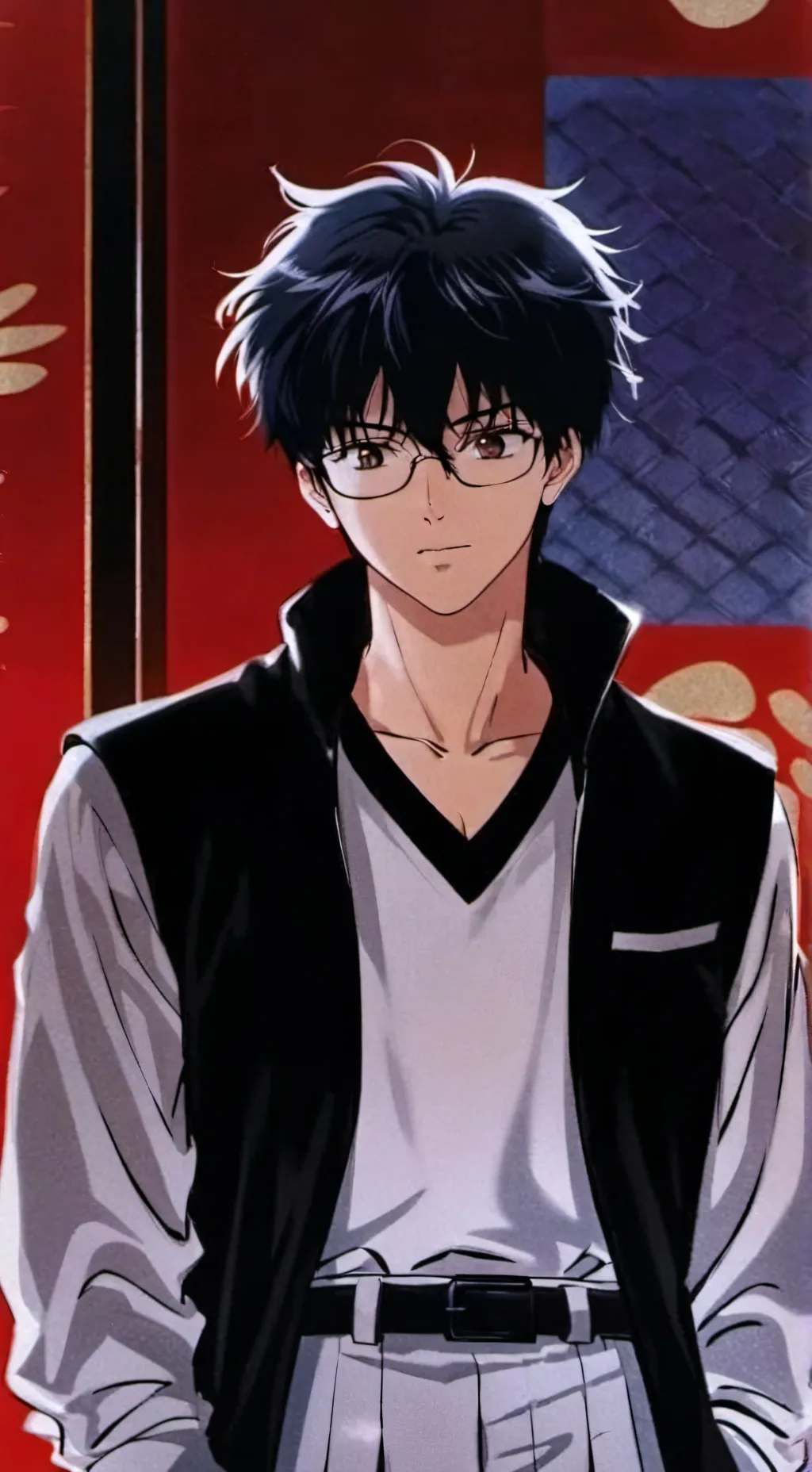 ai character: Yusuke urameshi  background