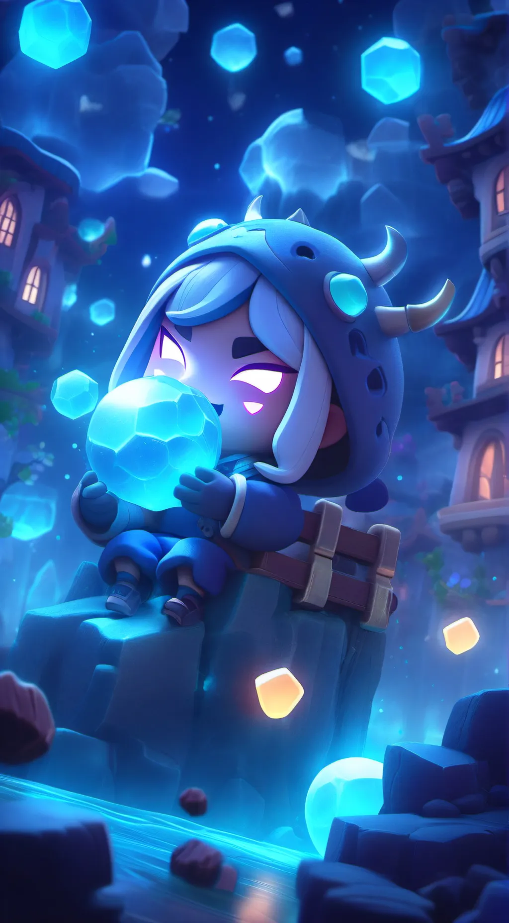 ai character: holy  background