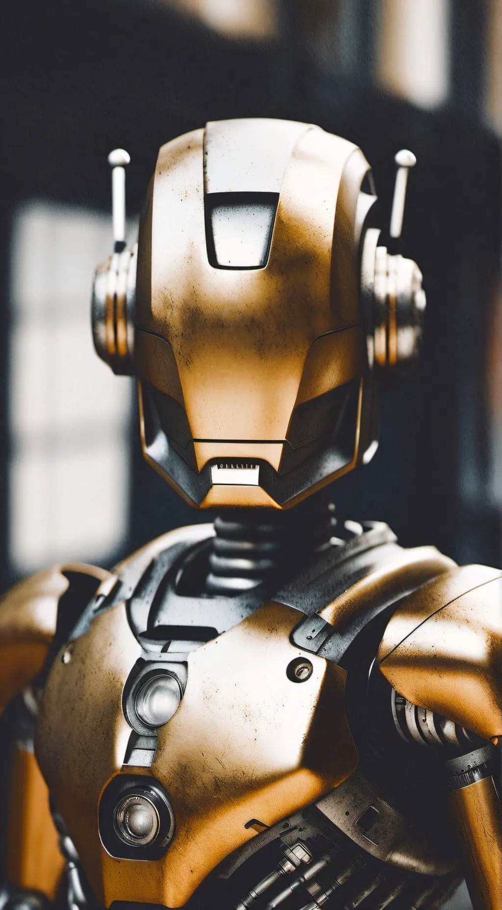 ai character: Bronce Robot background