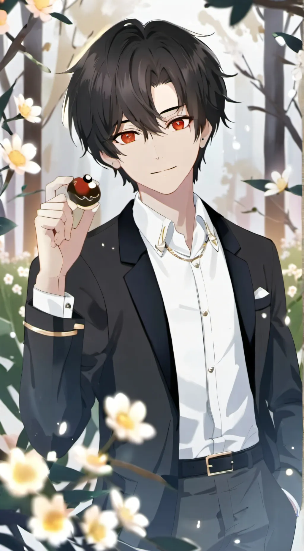 ai character: Adrien  background
