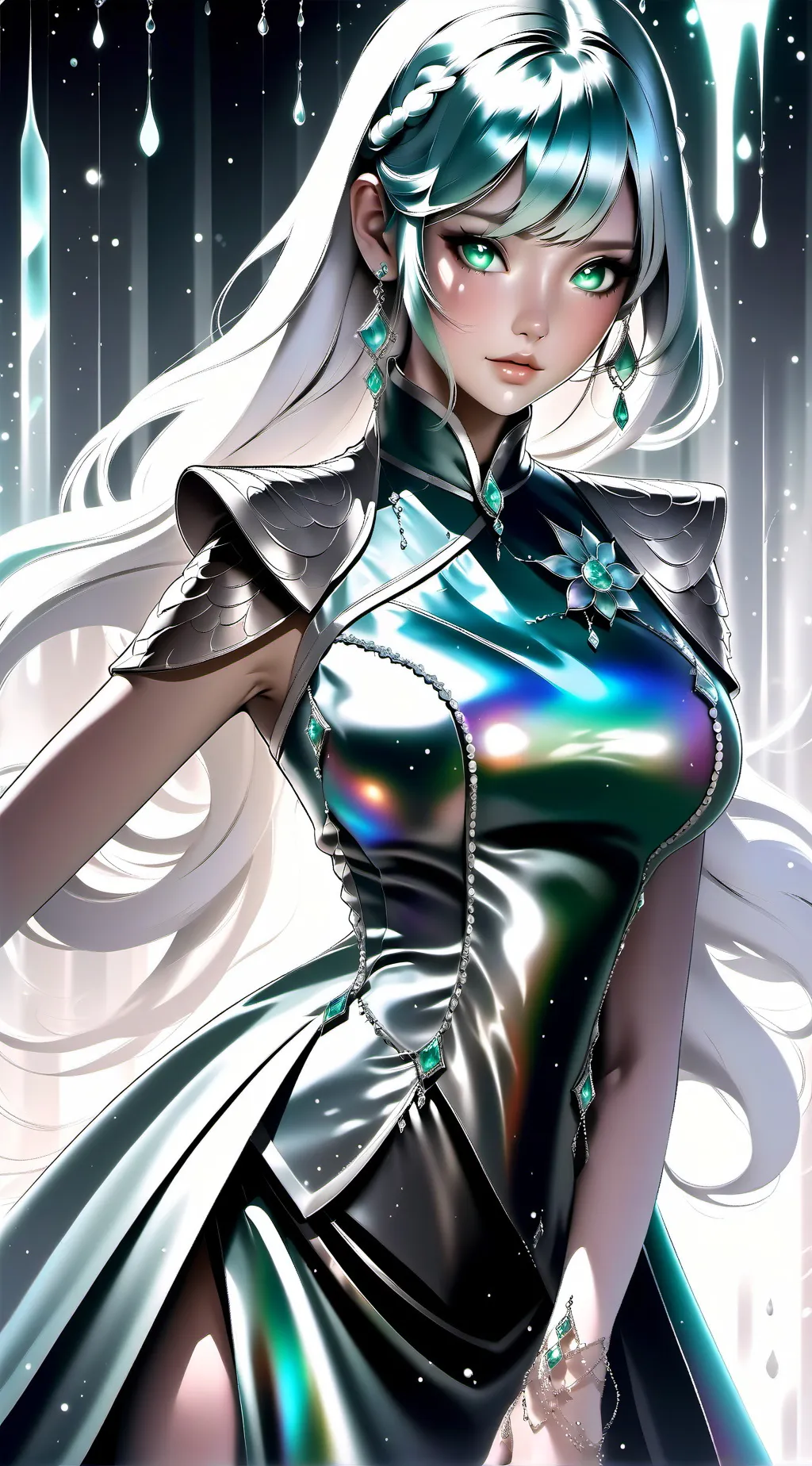 ai character: Луна background