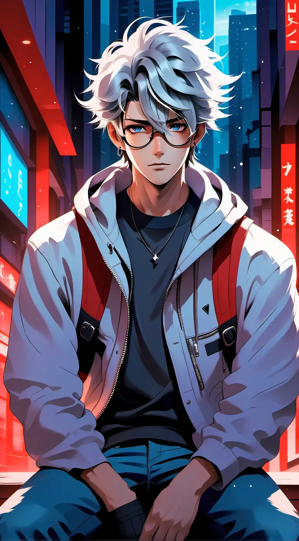 ai character: MAIKEL  background