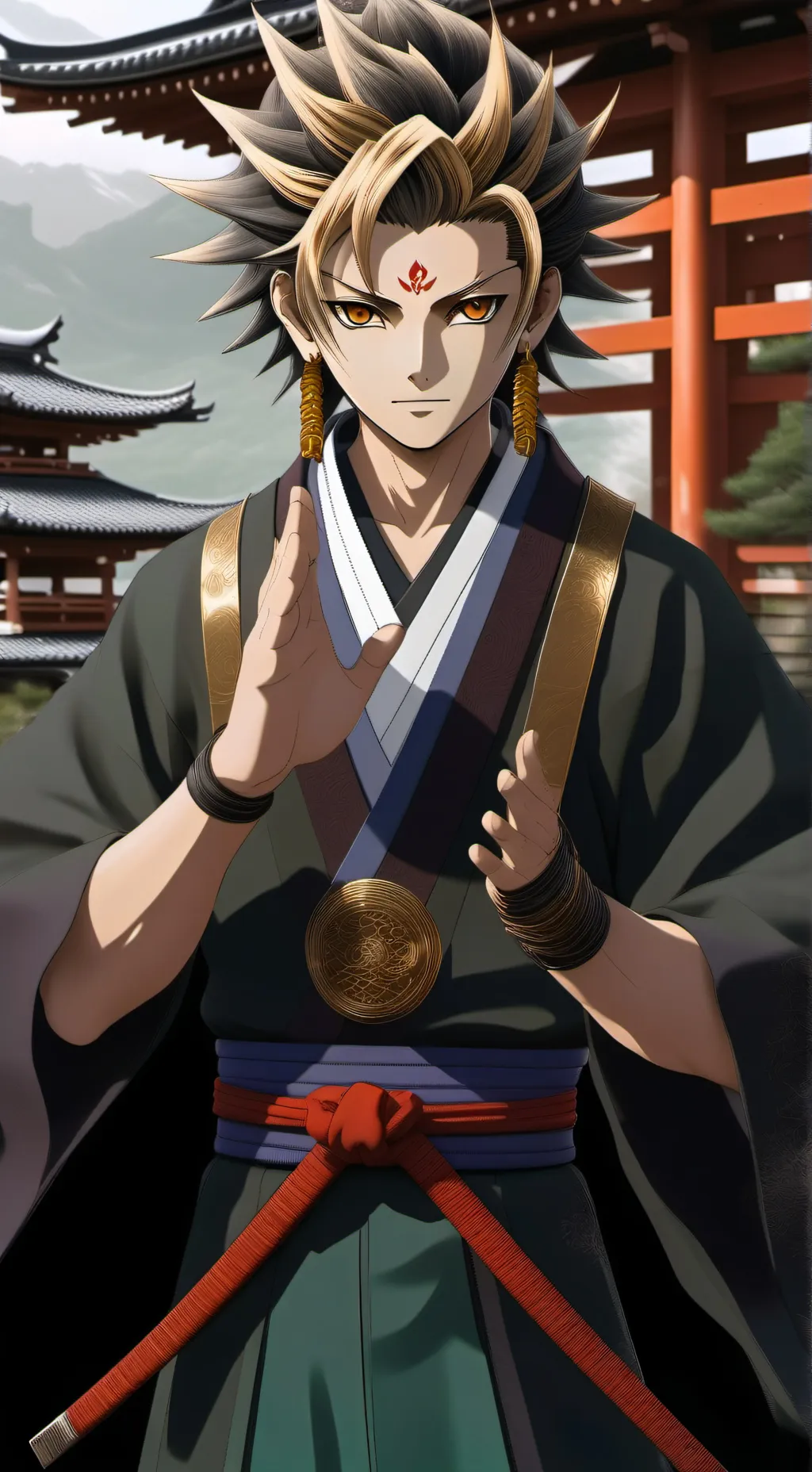 ai character: yu-gi-ho  background
