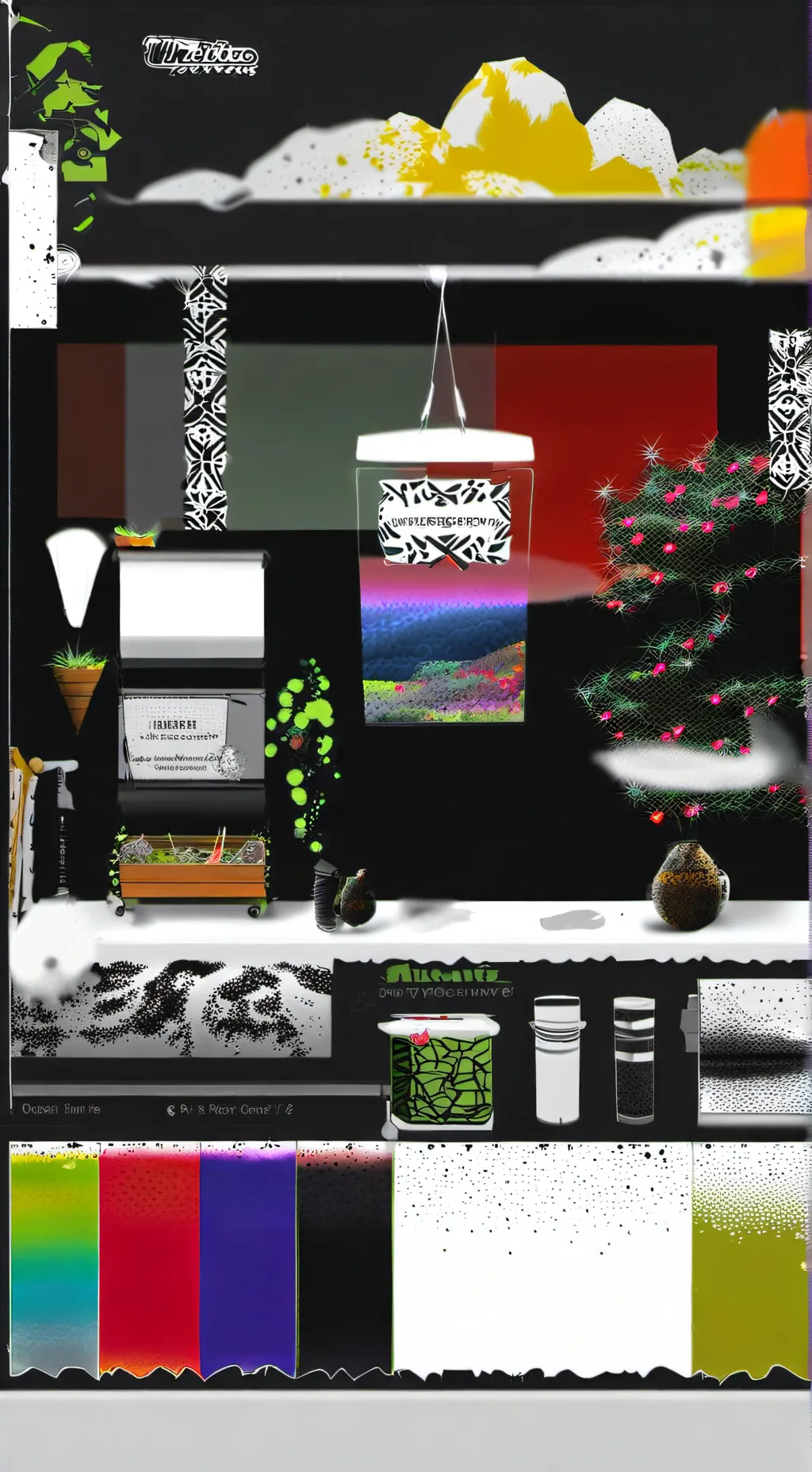 ai character: Fruitcake background