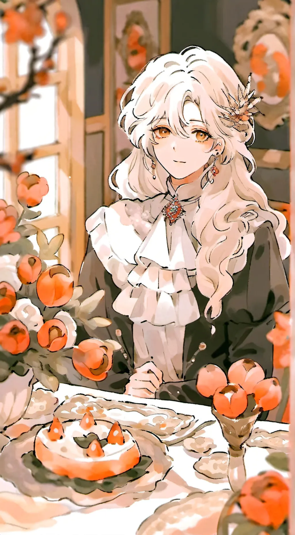 ai character: Cámara simp background