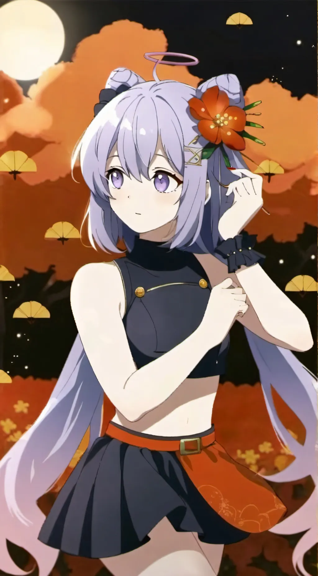 ai character: Luna background