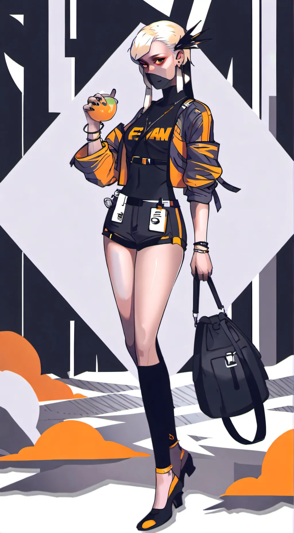ai character: food fight! background
