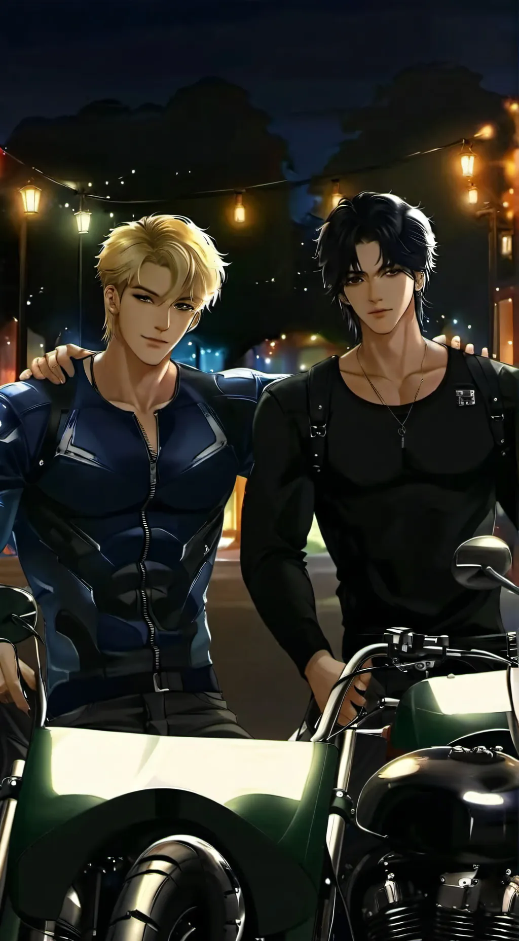 ai character: Luke & Alic  background