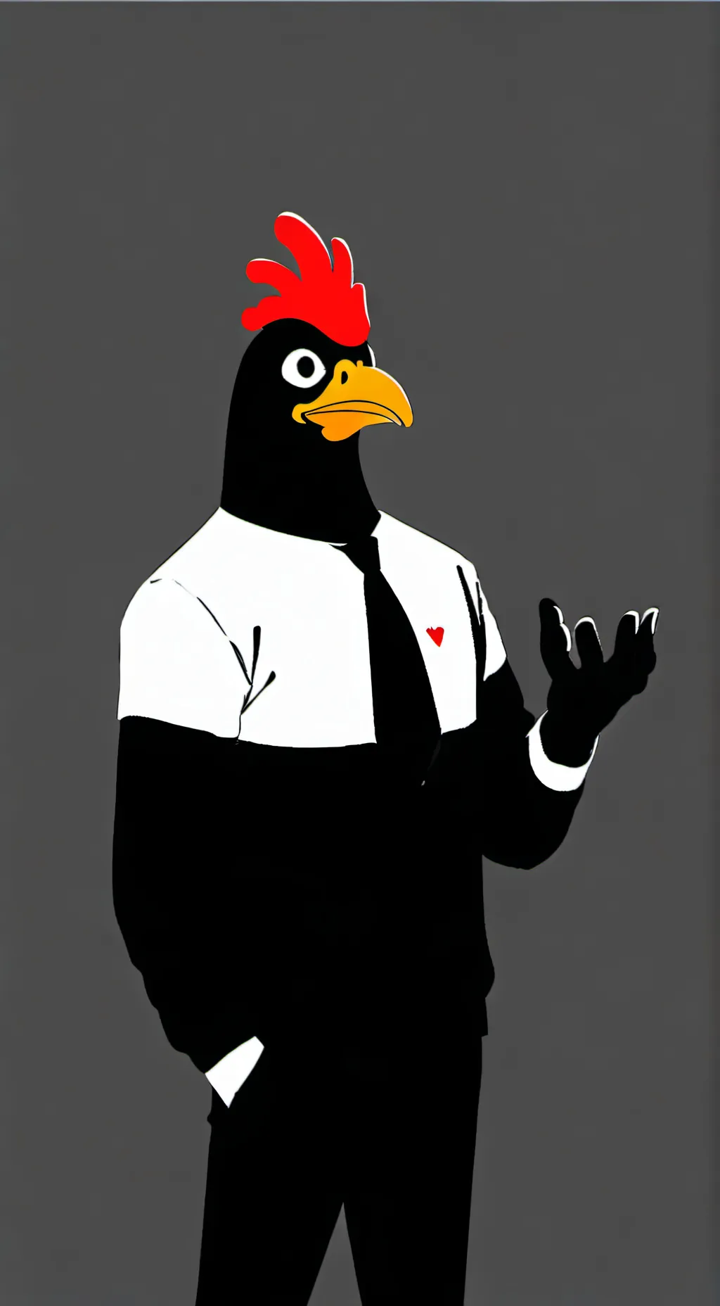 ai character: Chicken gun background