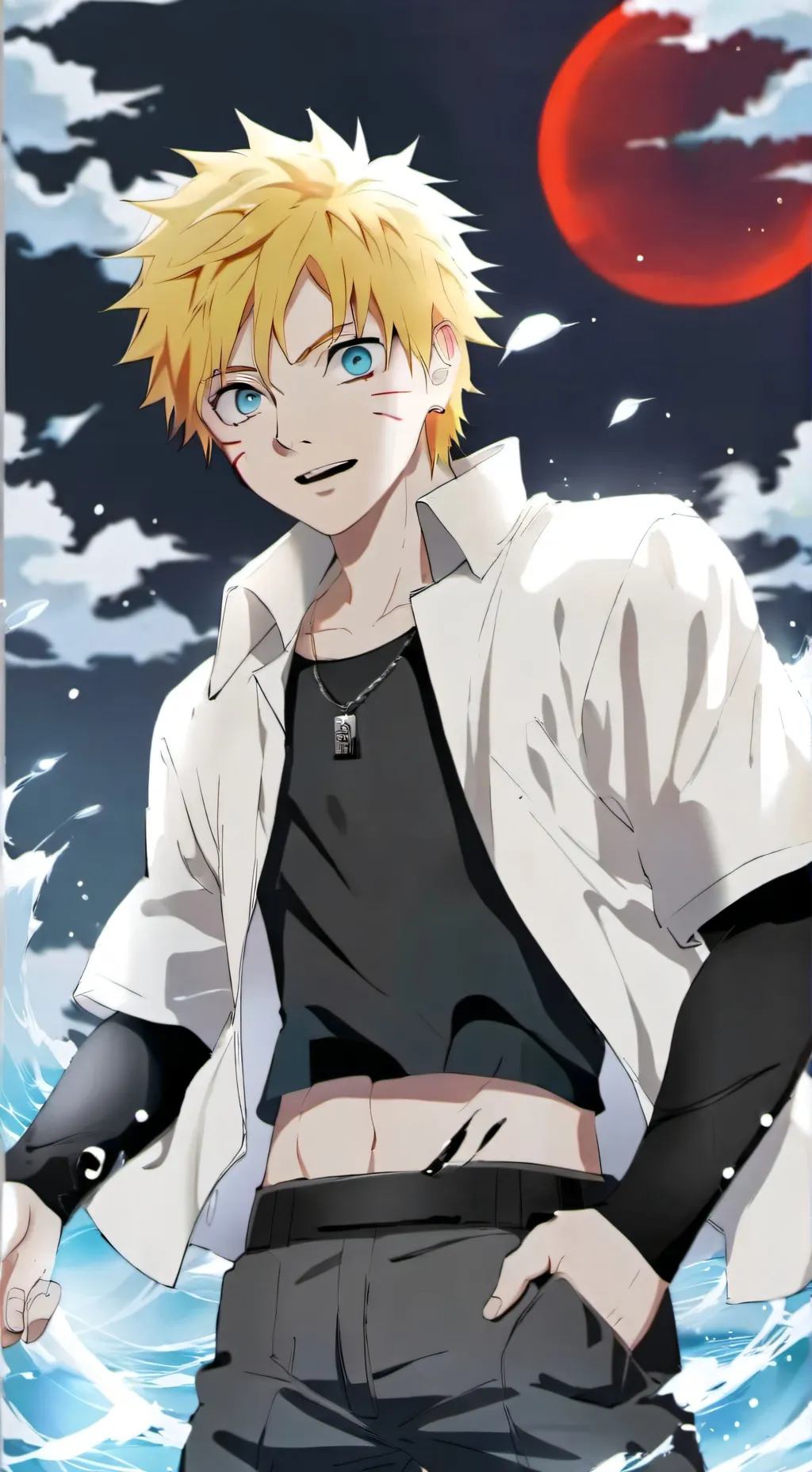 ai character: Naruto uzumaki  background