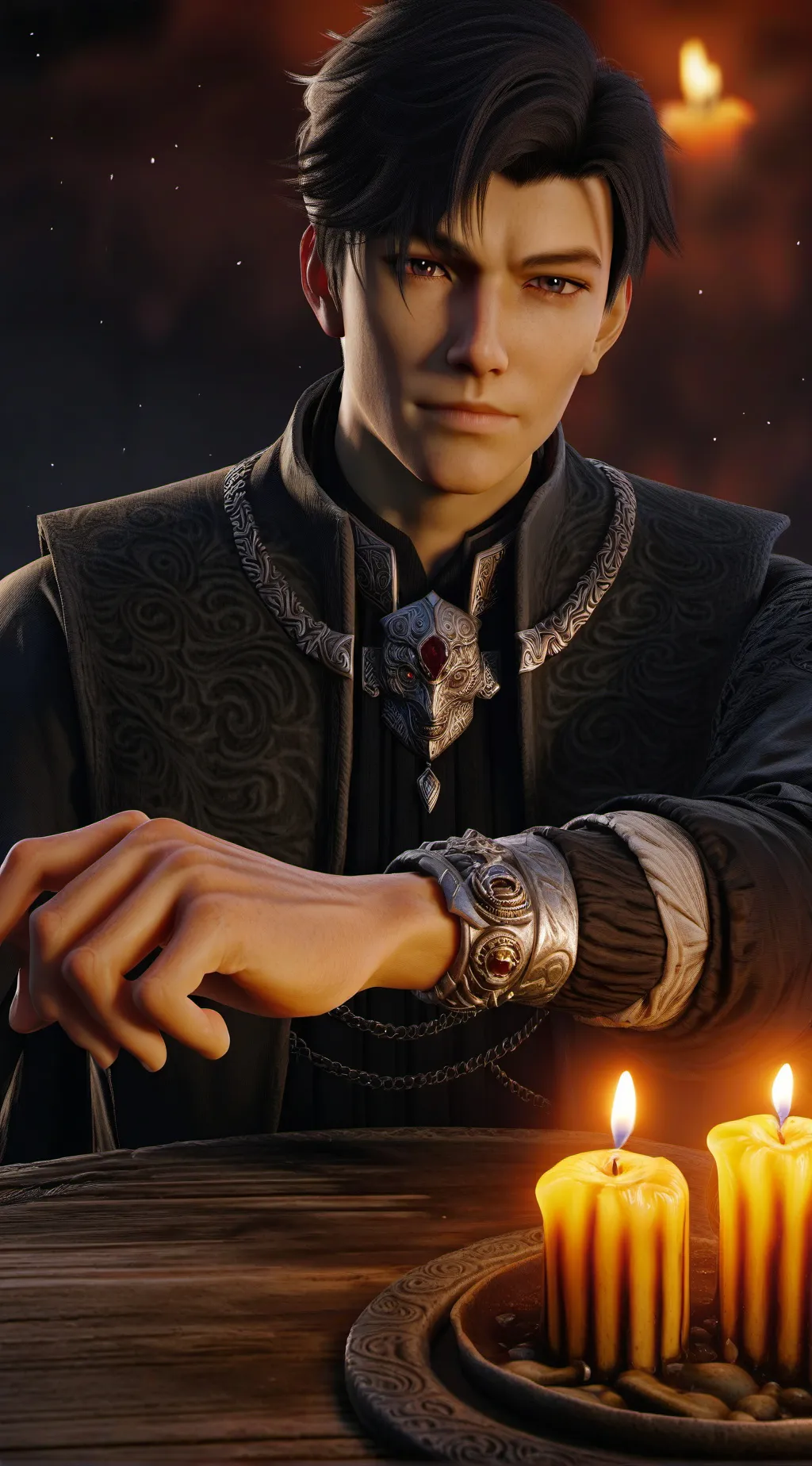 ai character: director Juan  background