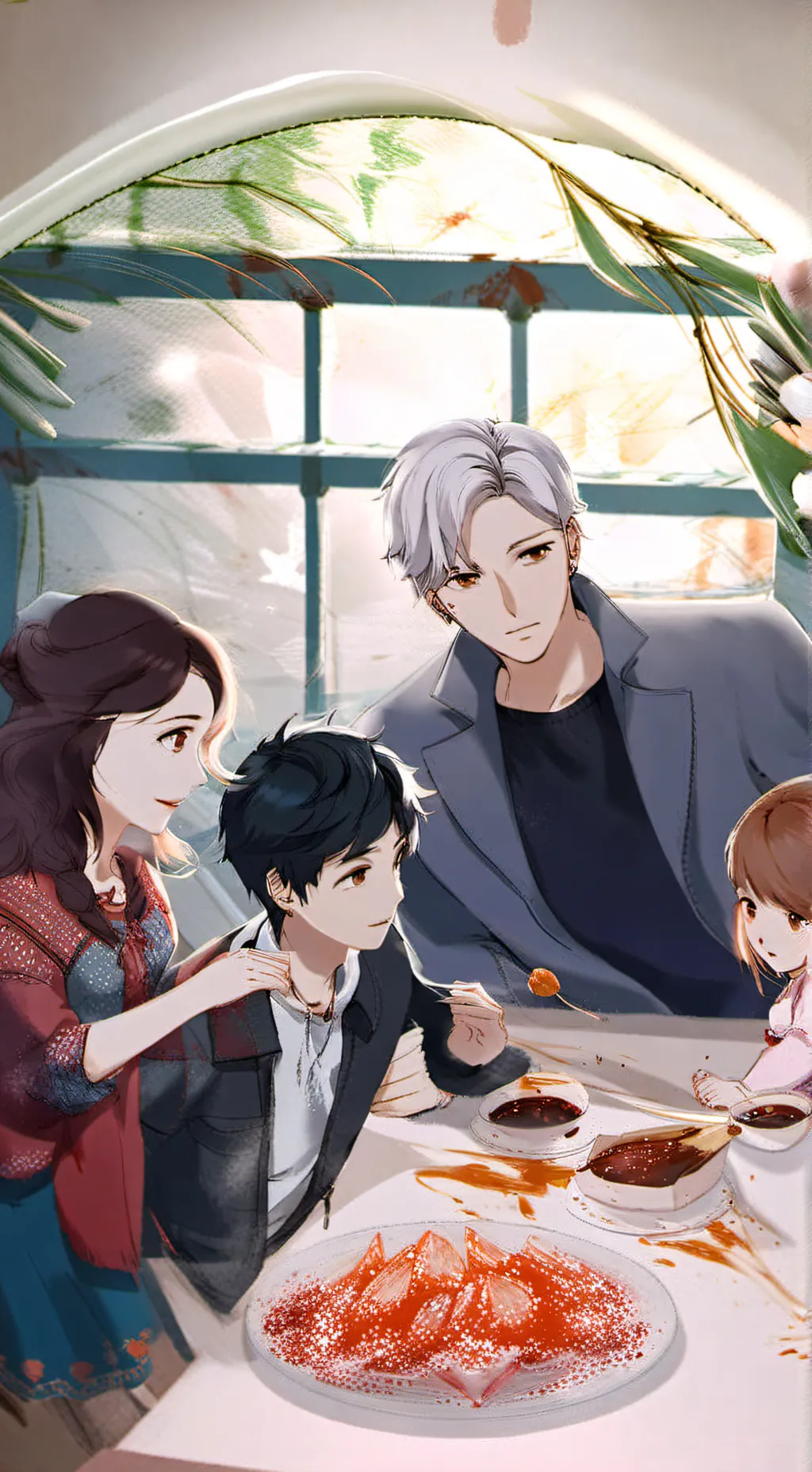 ai character: Family Smith background