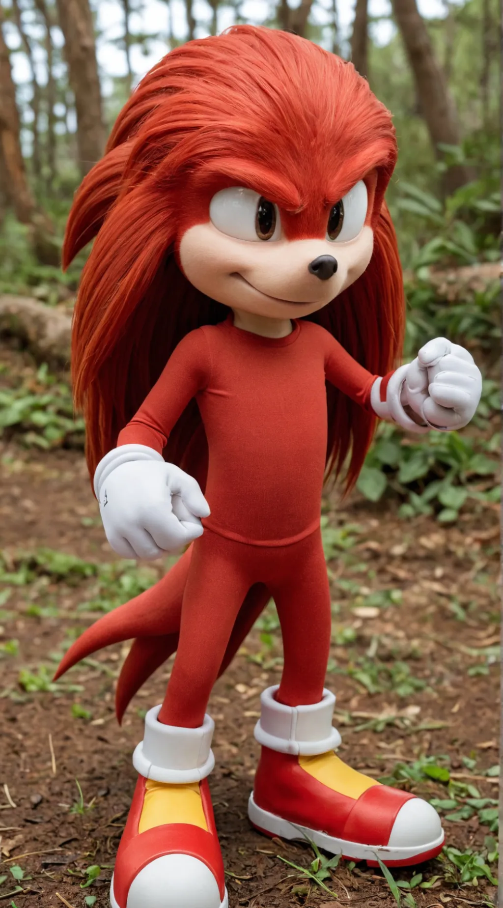 ai character: Knuckles  background