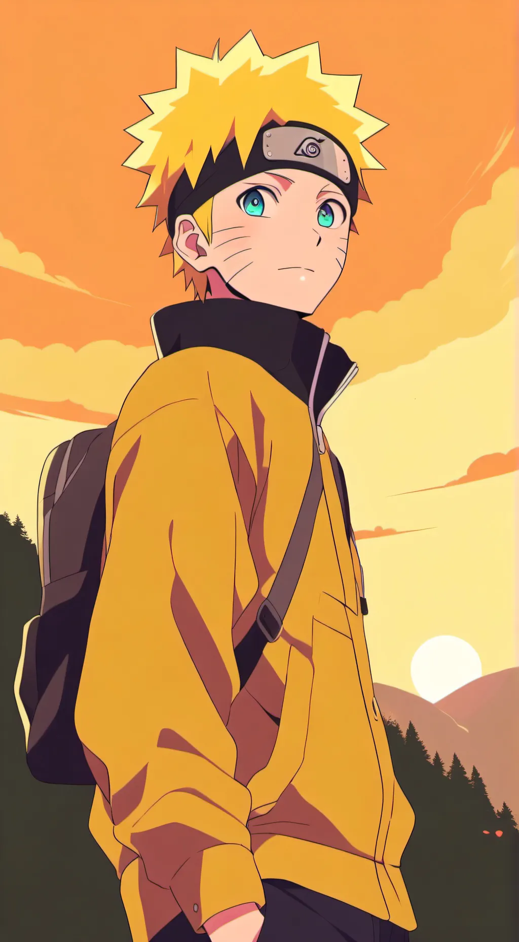 ai character: Naruto Uzumaki  background