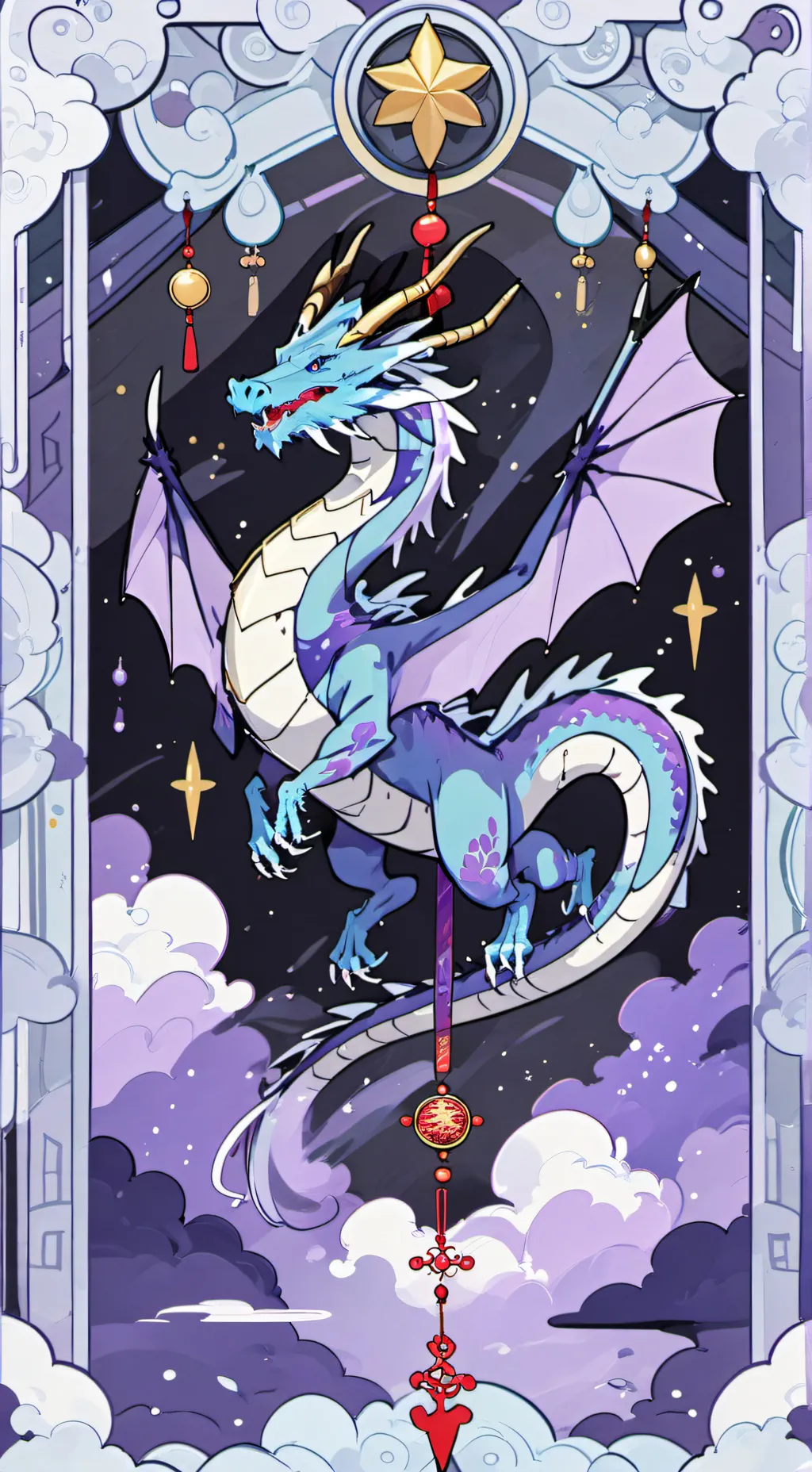 ai character: QUEEN Dusk background