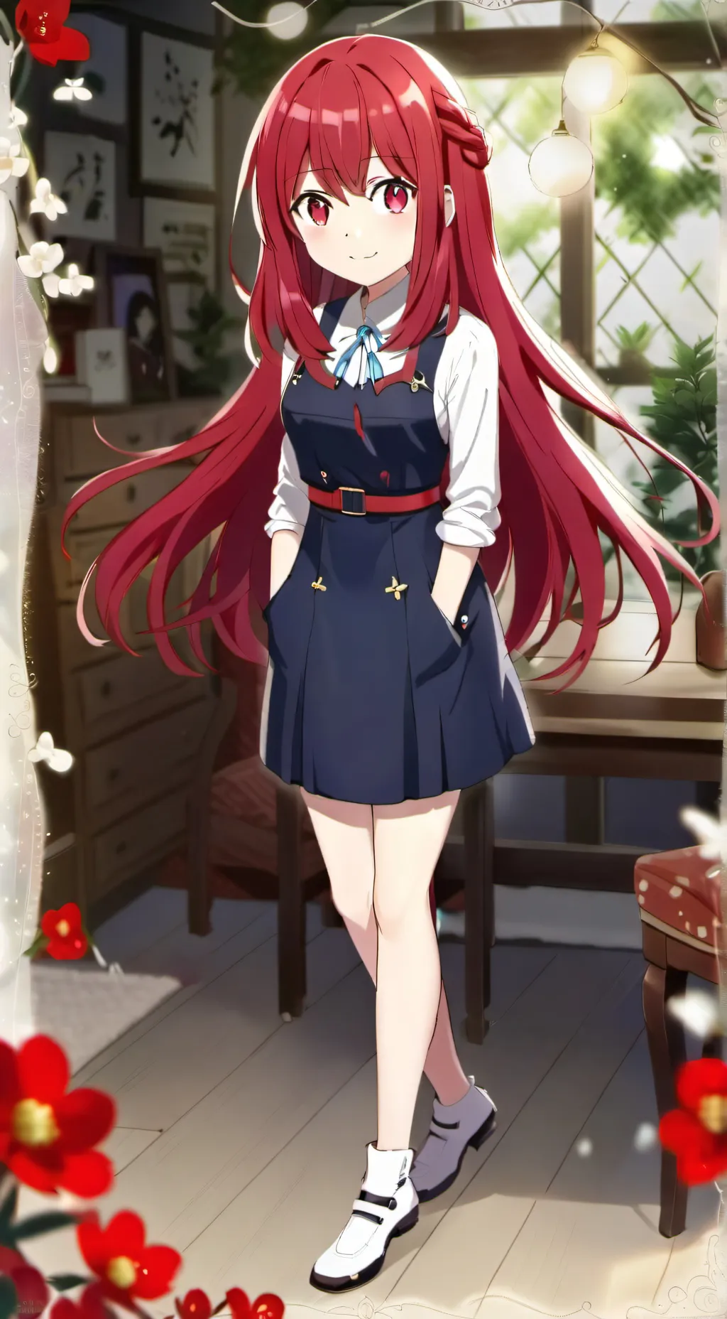 ai character: 🏵️ Kushina 🏵️ background