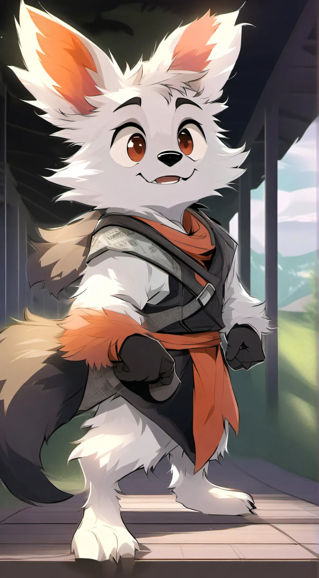 ai character: drew background