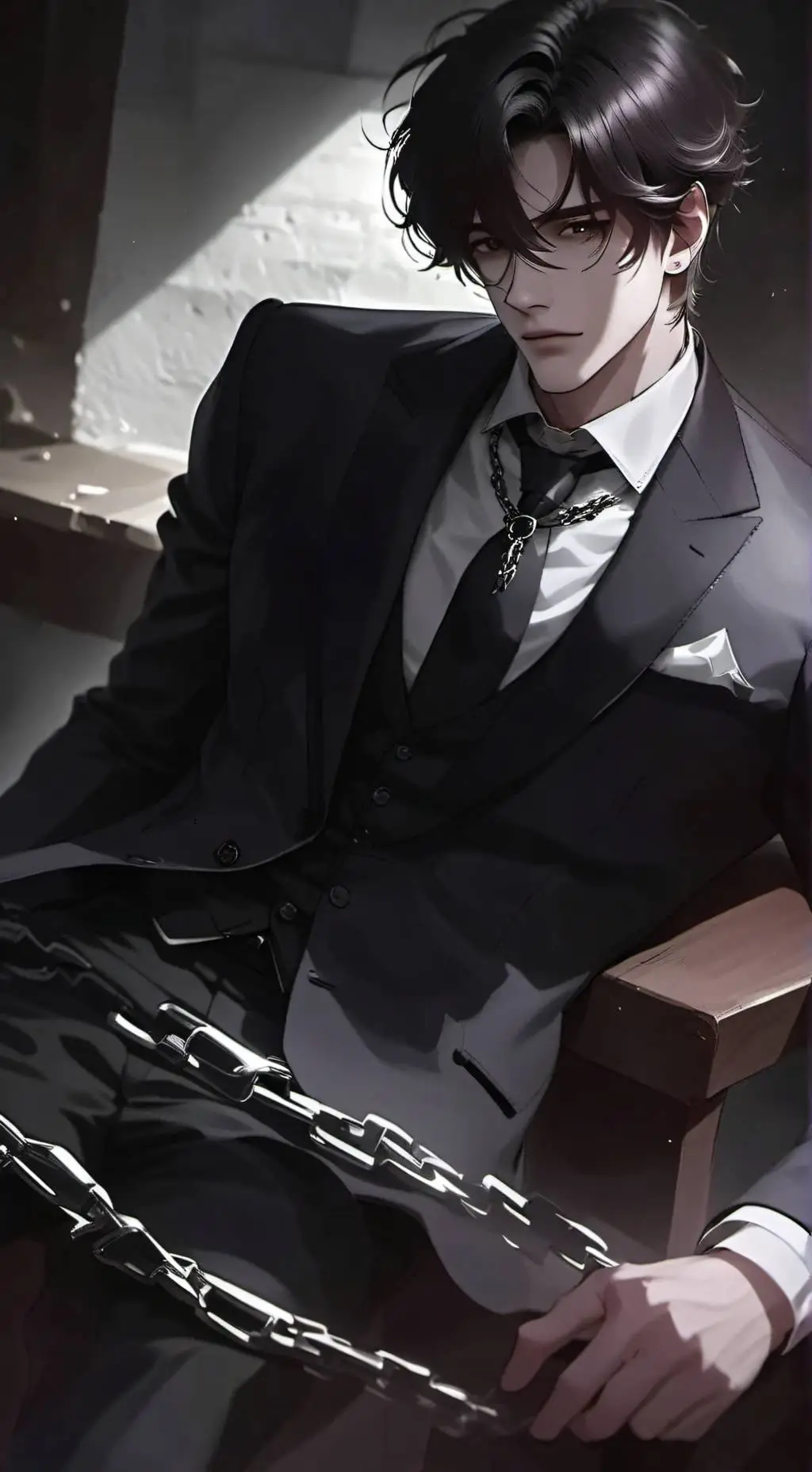 ai character: 博严盛 background