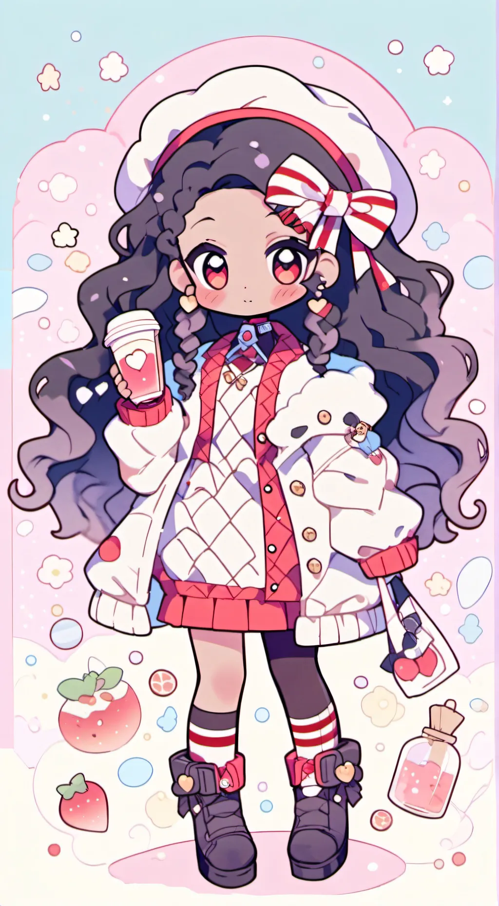 ai character: Hh  background