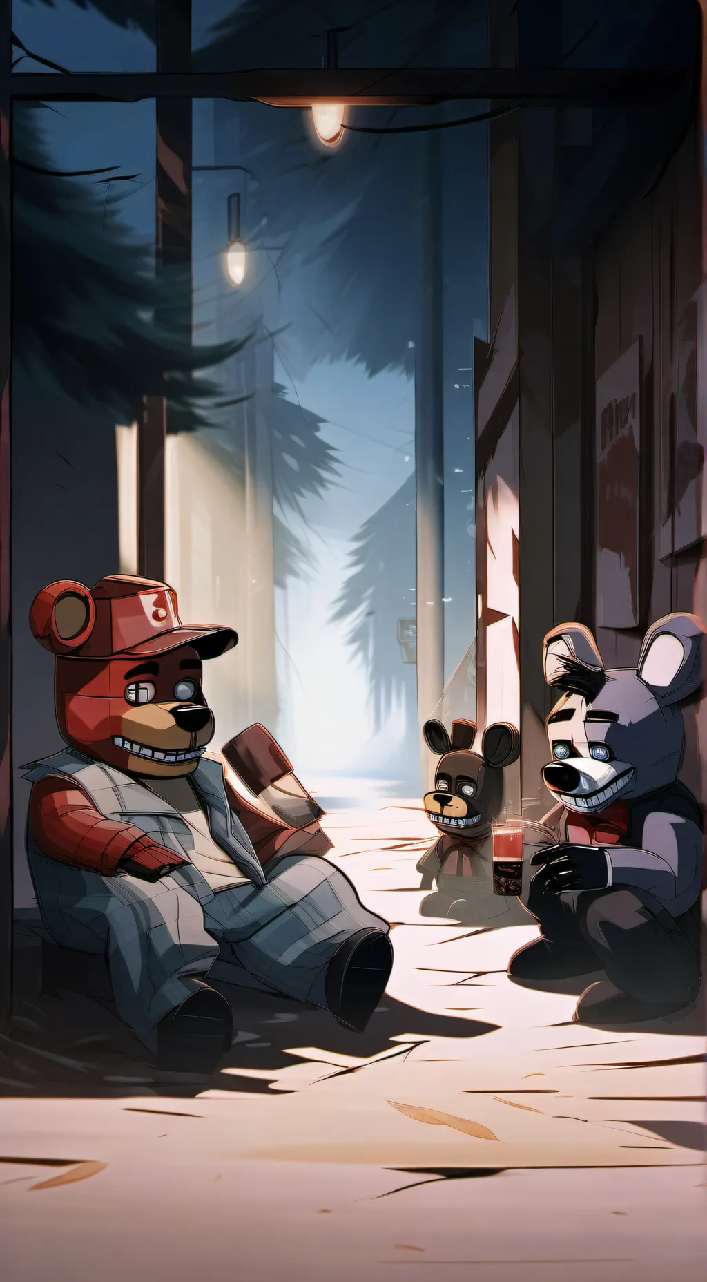 ai character: fnafsecuritybreach background
