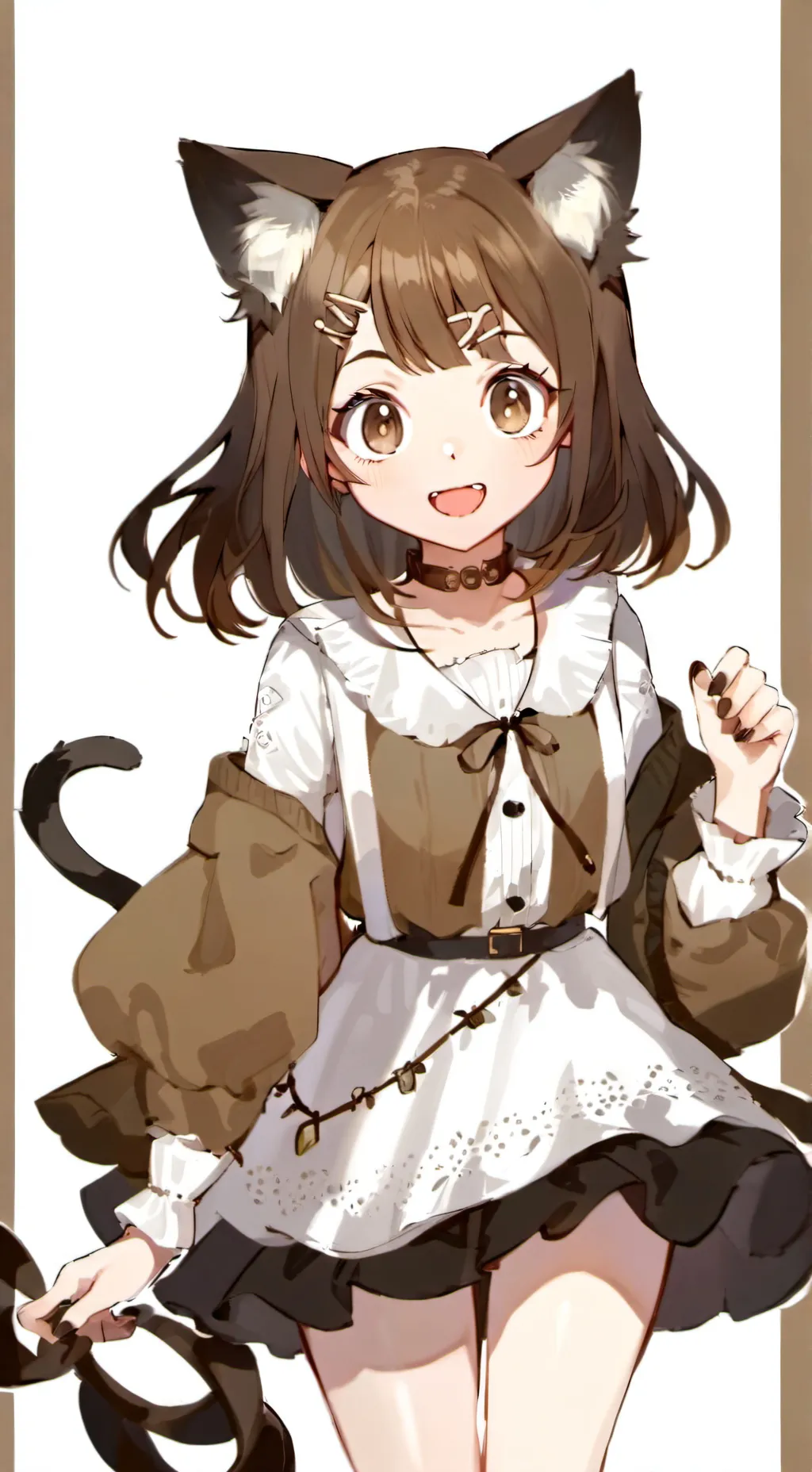 ai character: Uraraka Chan Cat background