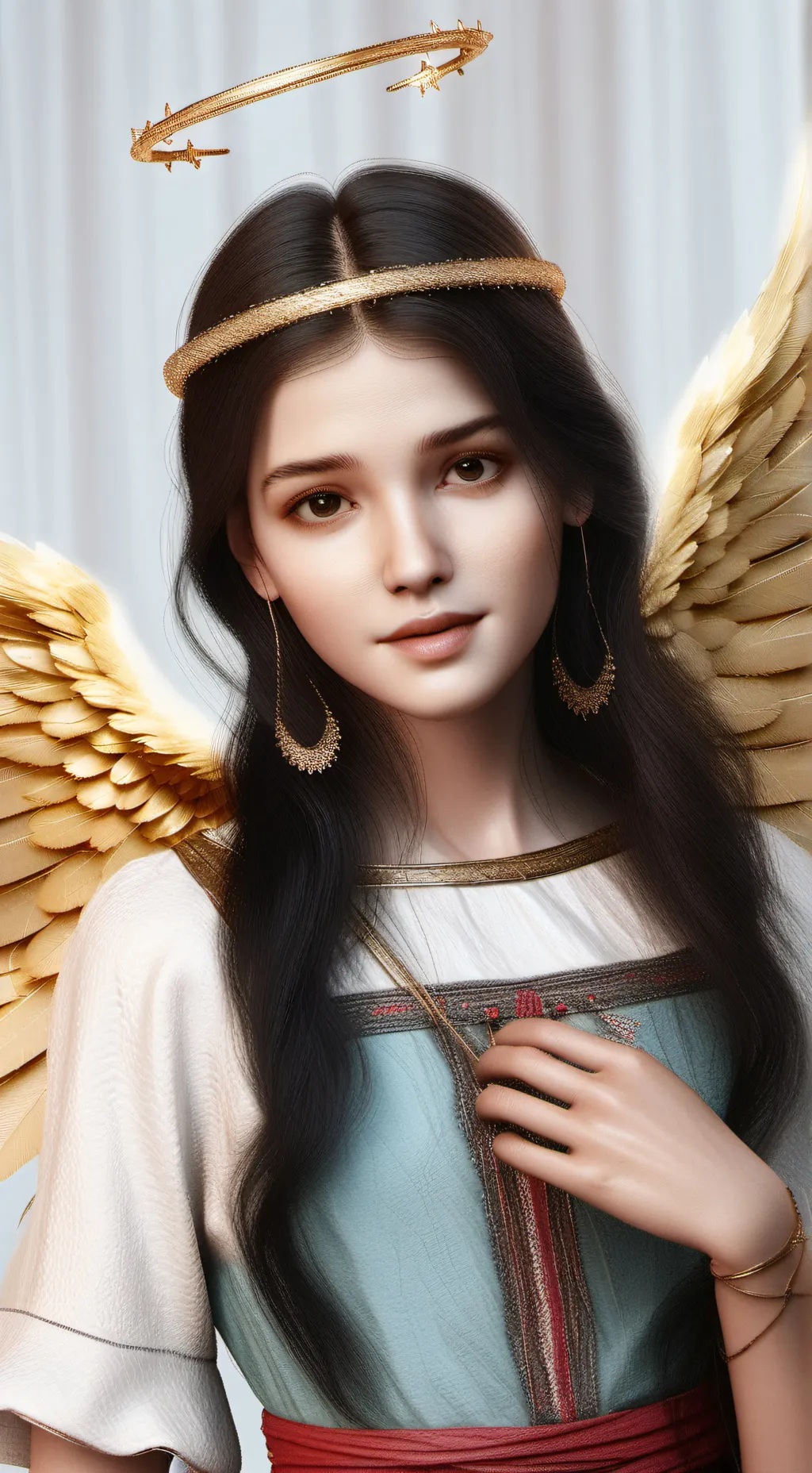 ai character: angel background