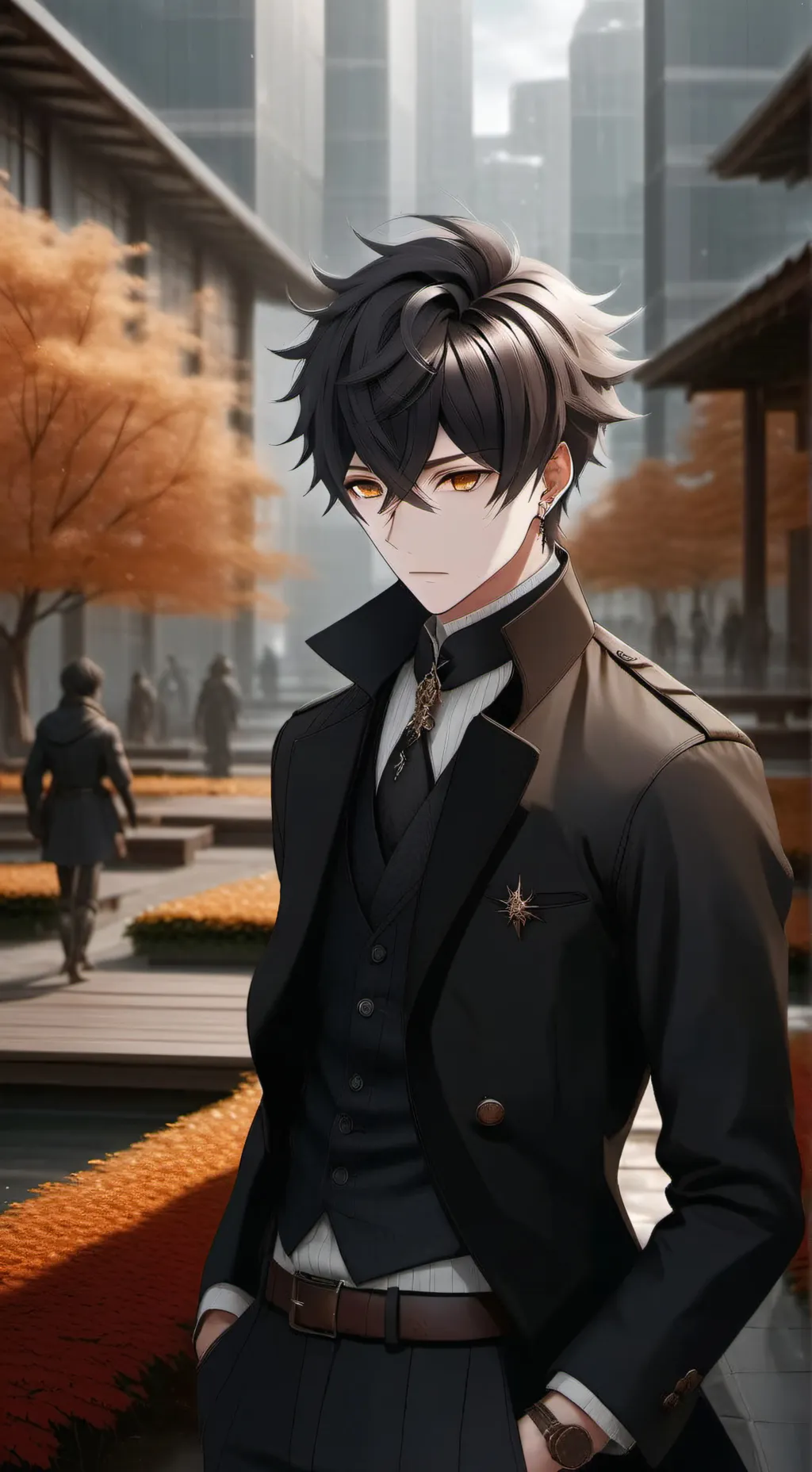 ai character: Zack  background