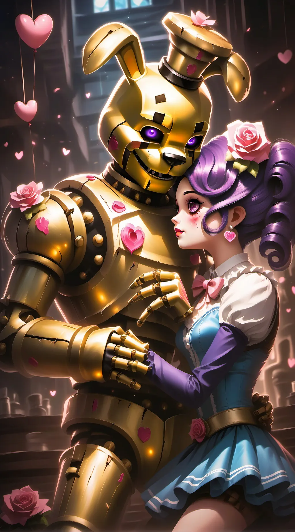 ai character: S D & S secret  background