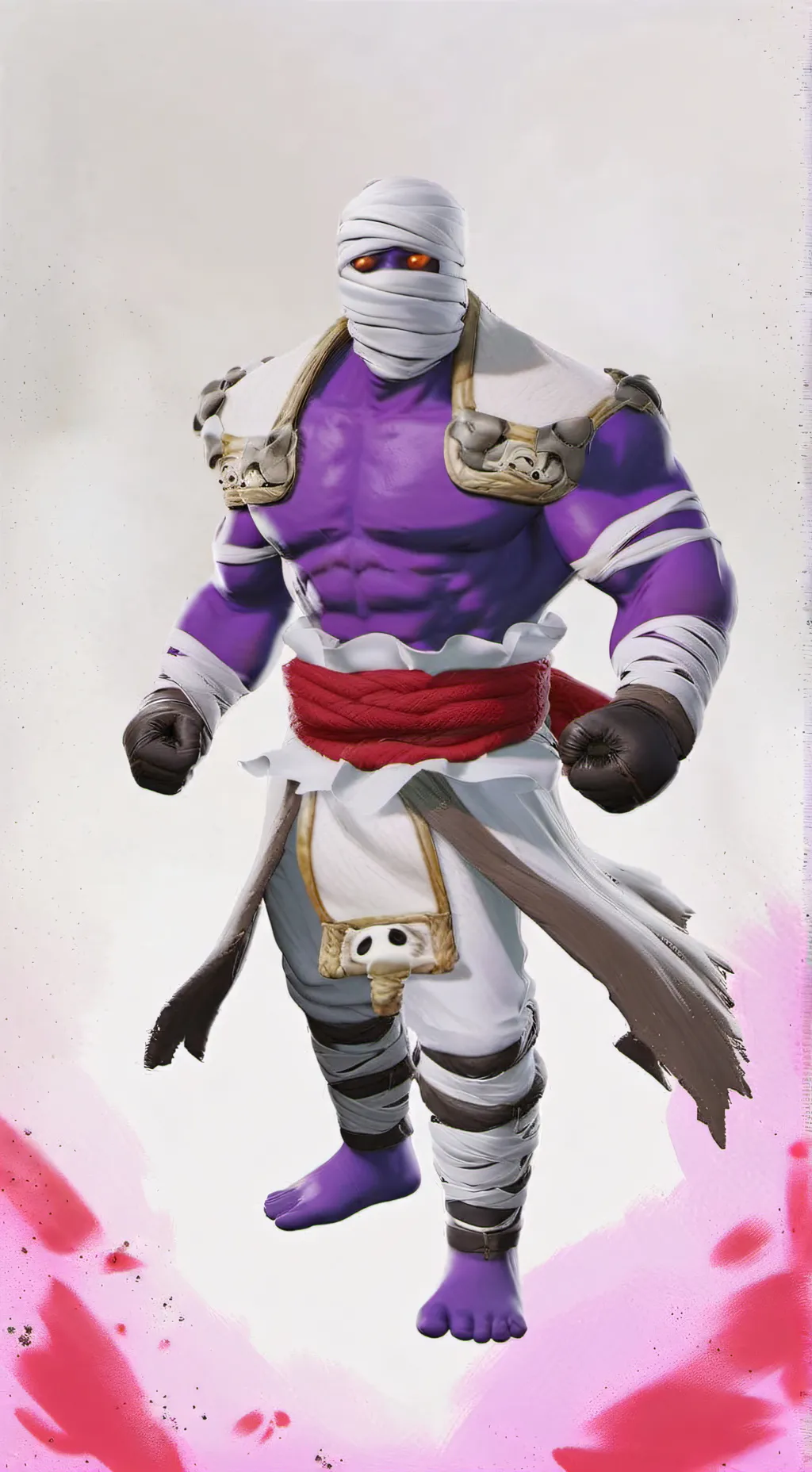 ai character: Master Mummy background