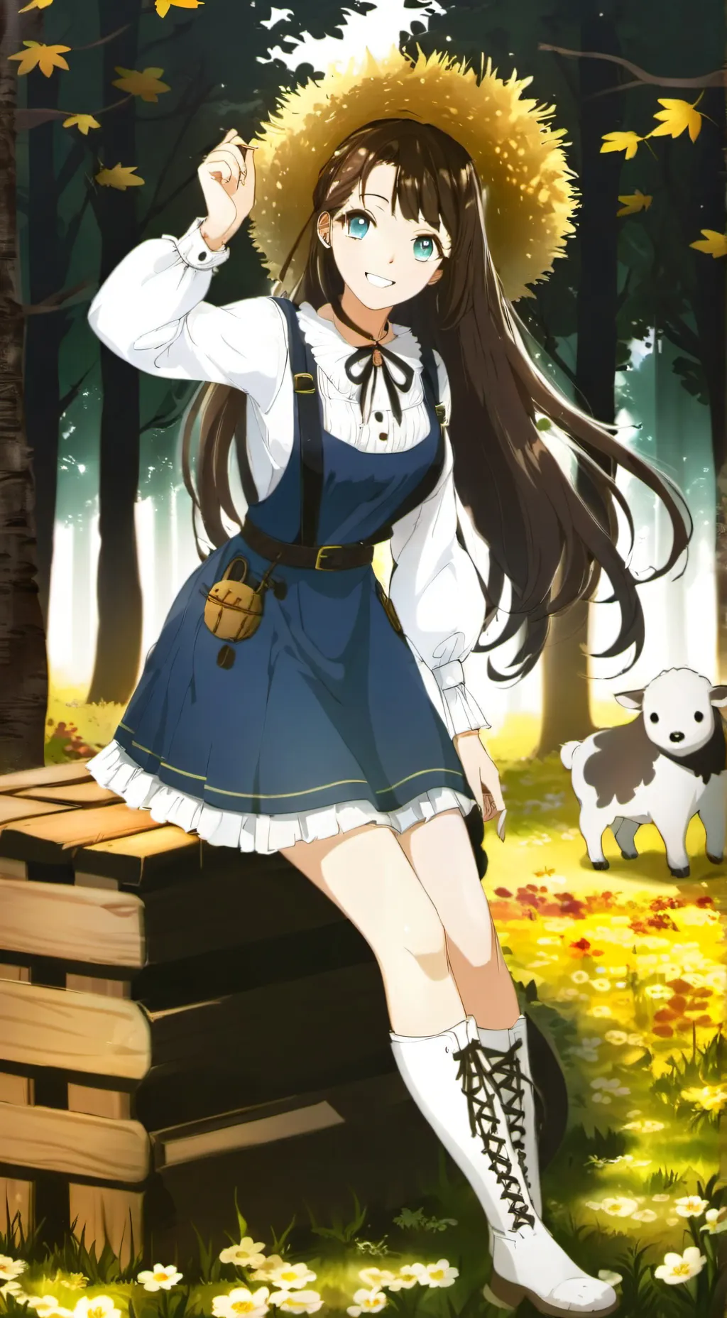 ai character: Elara Planter  background