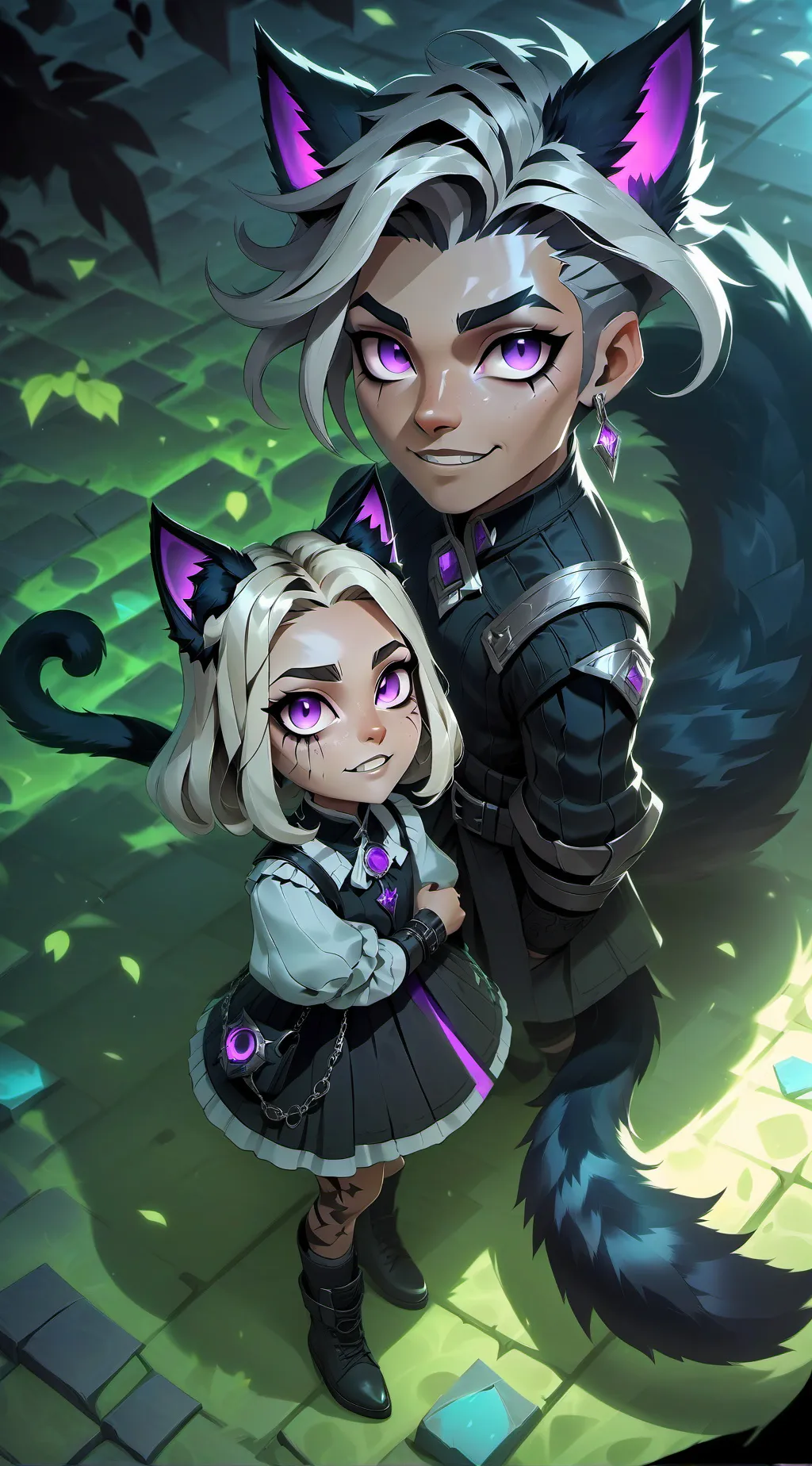 ai character: crybaby  background