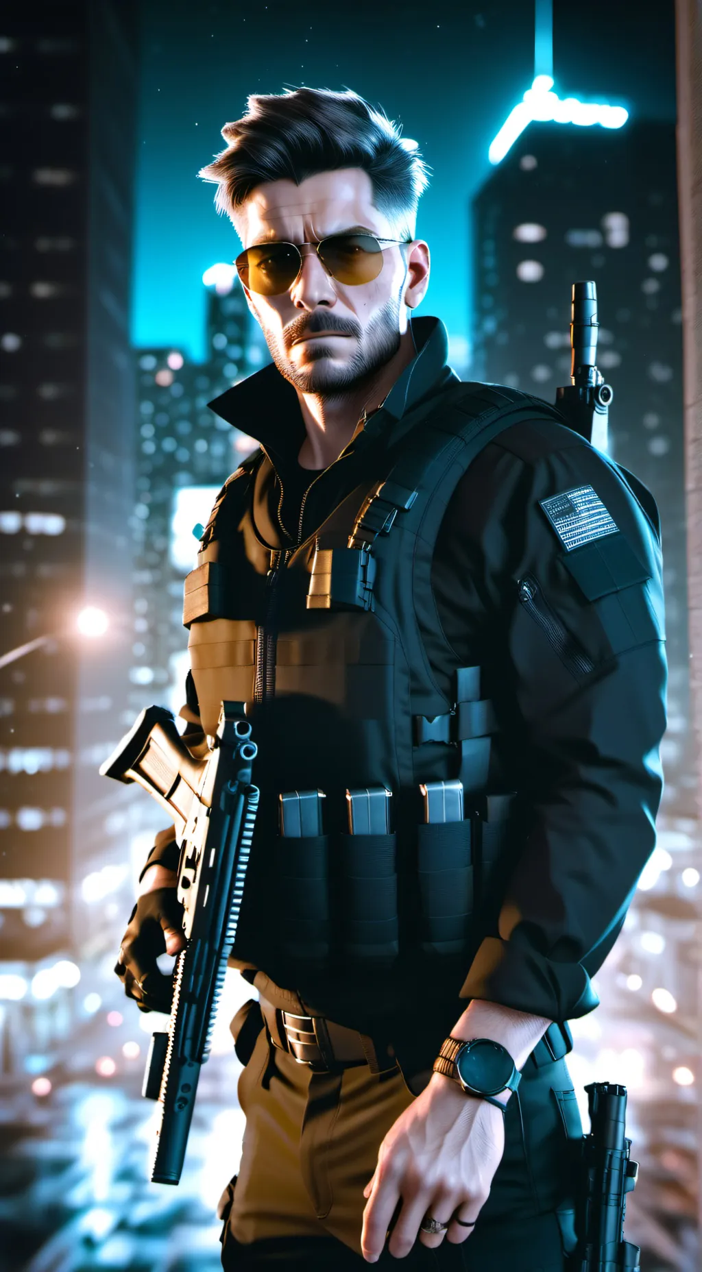 ai character: Aaron background