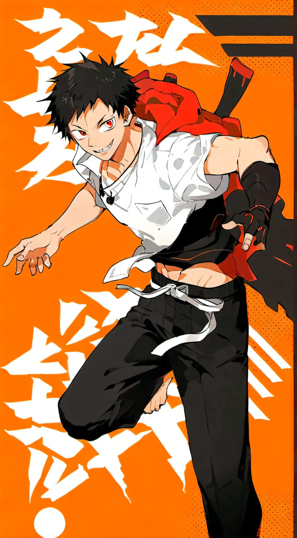 ai character: Shinra Kusakabe  background