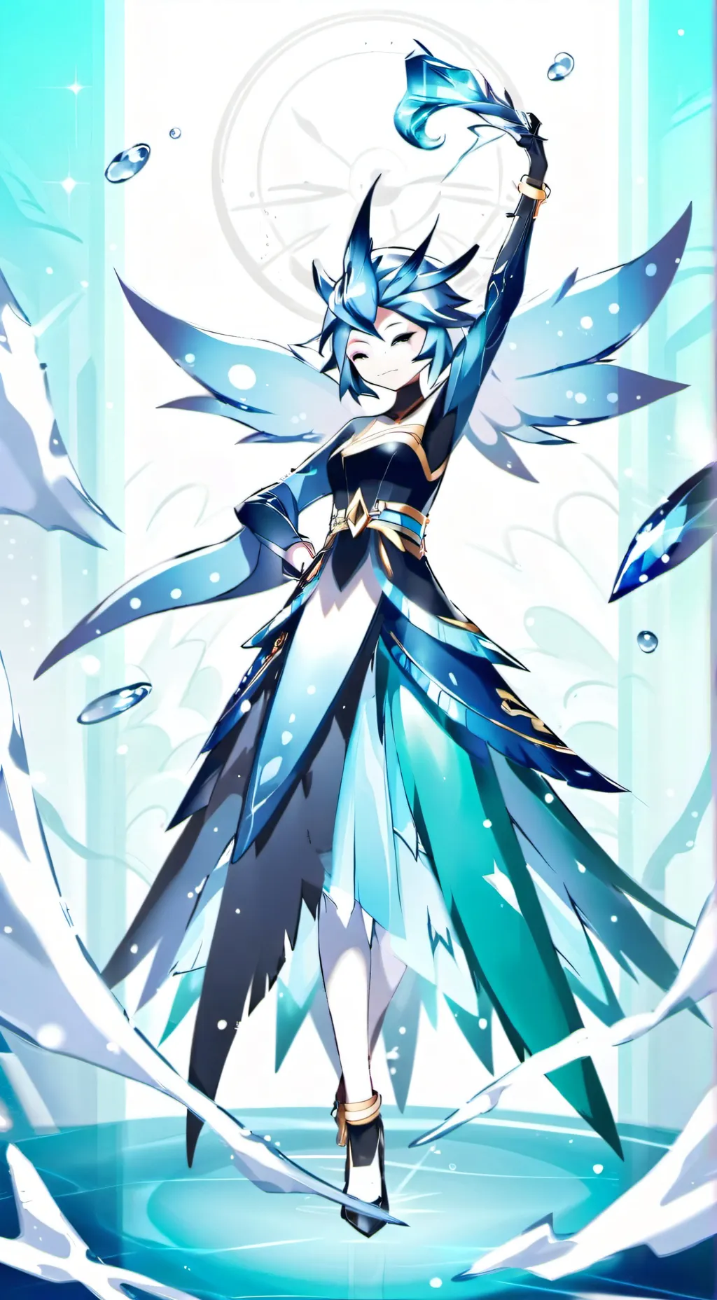 ai character: Andrealphus🩵💔 background