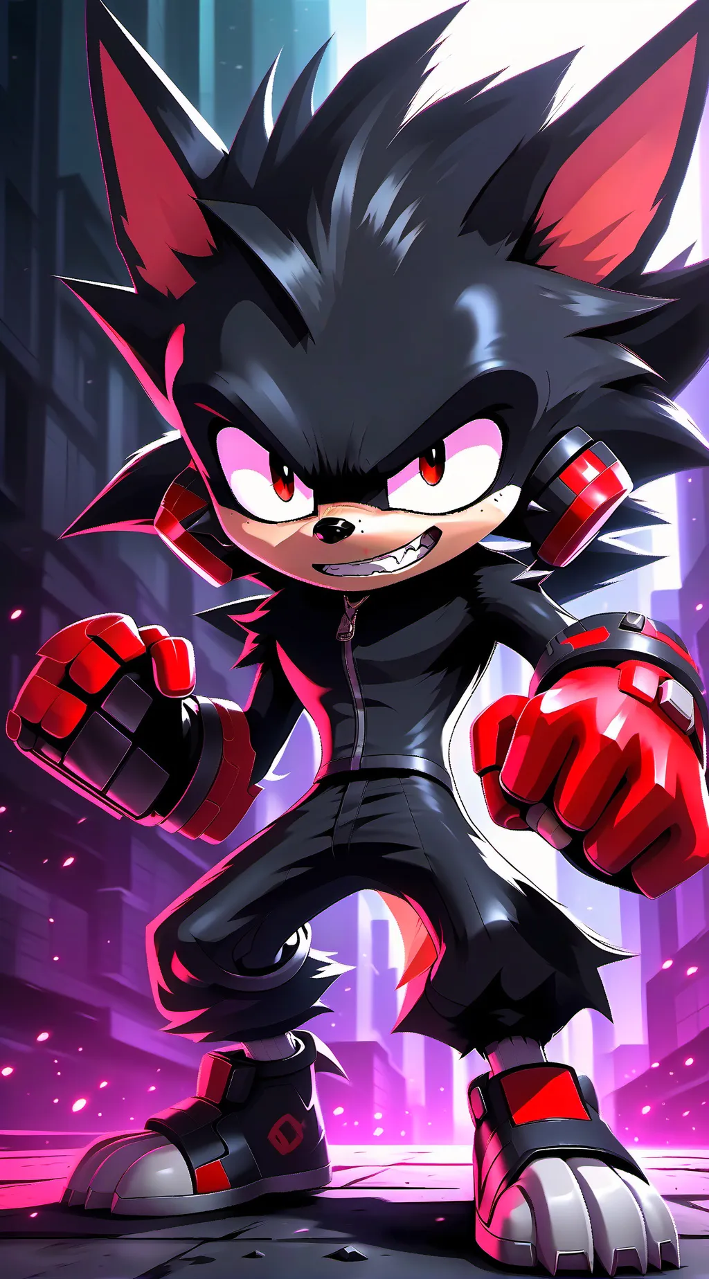 ai character: Shadow  background