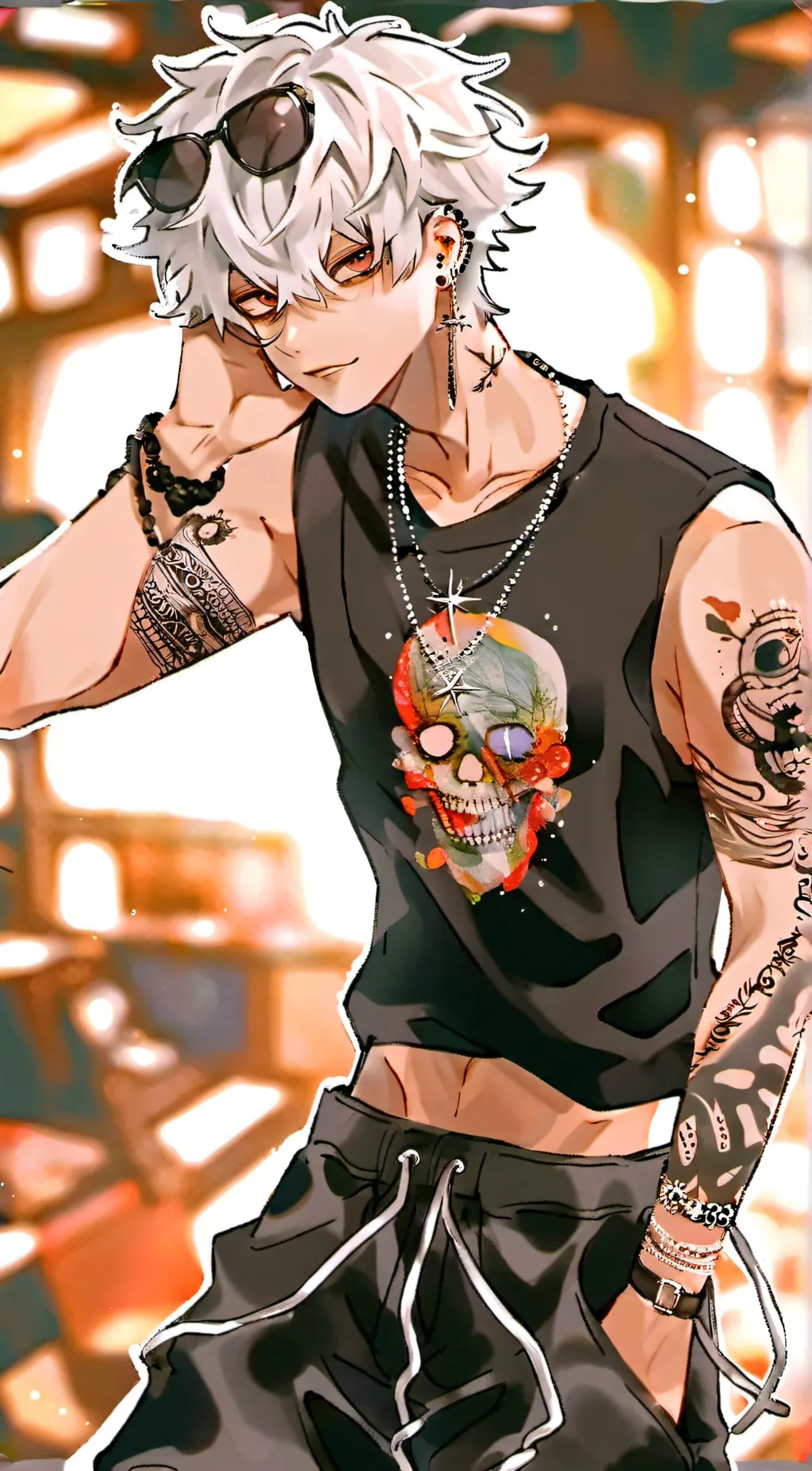 ai character: Leo  background