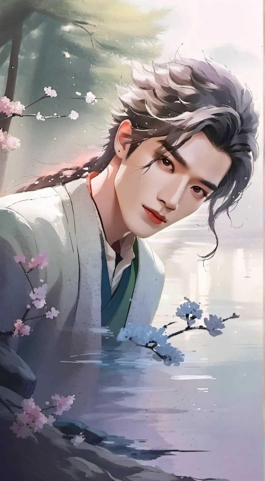 ai character: lucca  background