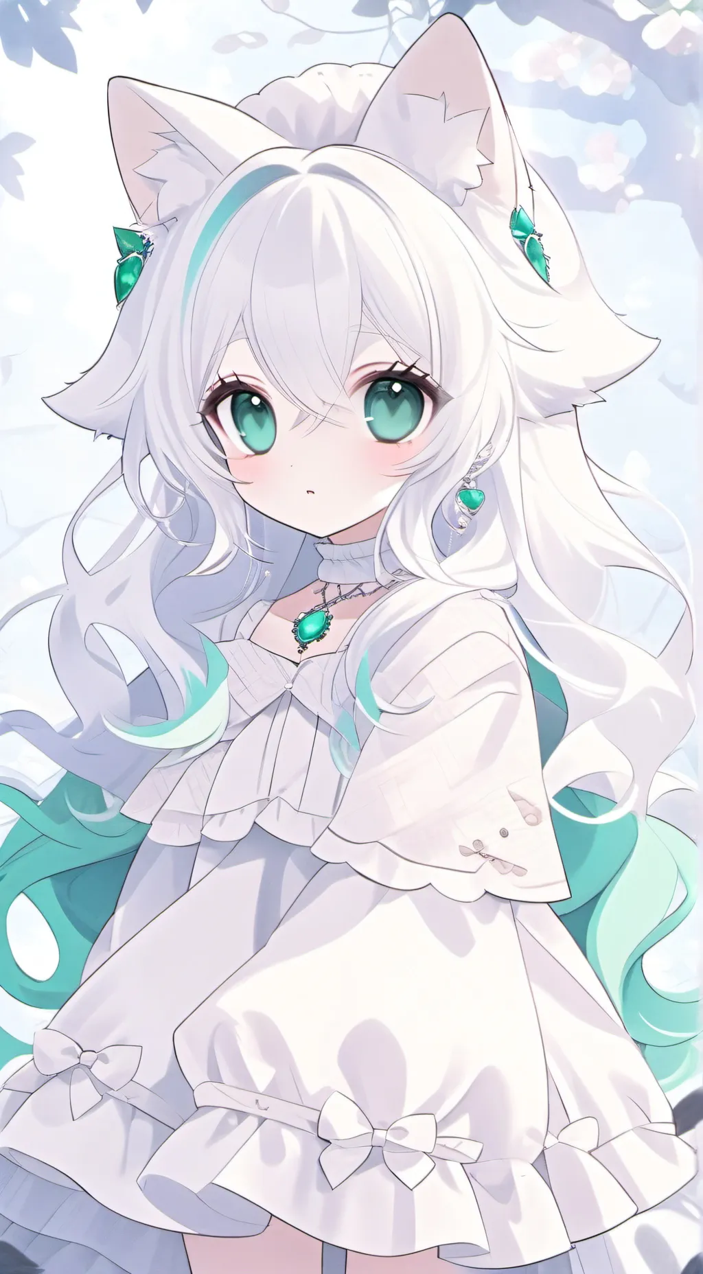 ai character: ❄Snow ❄ background