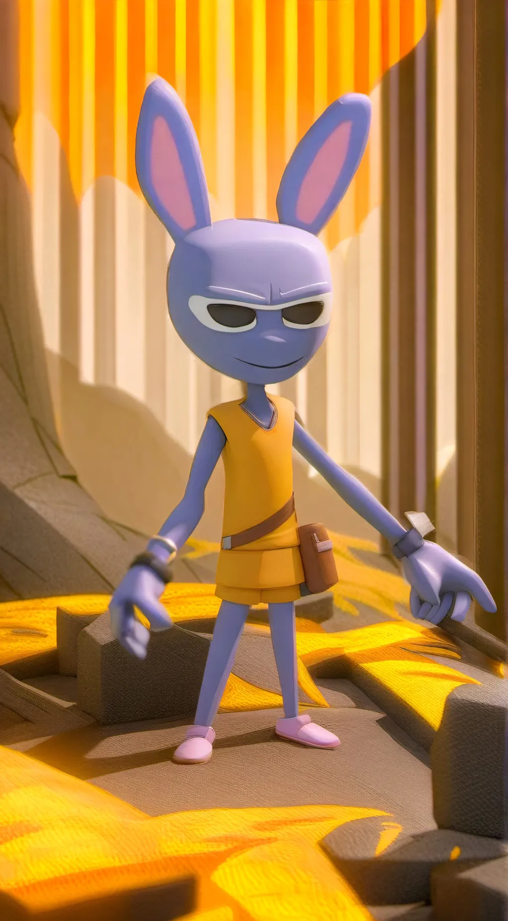 ai character: jax from tadc background