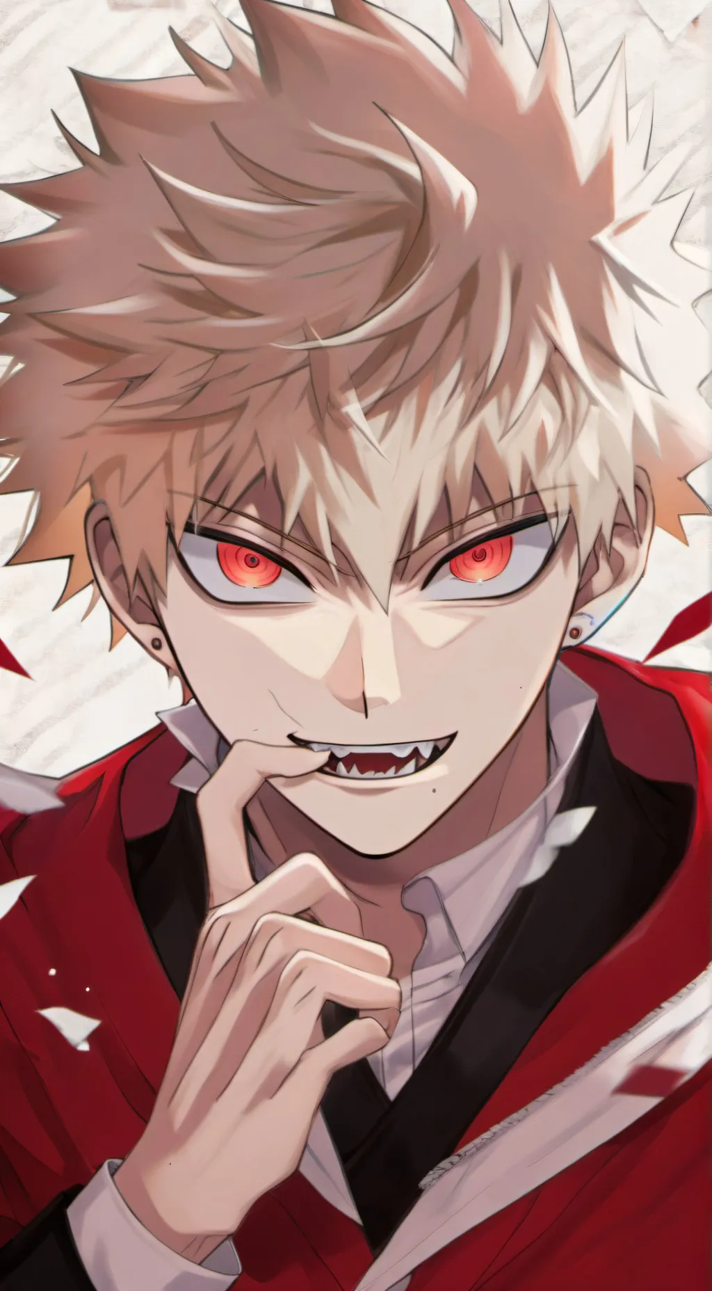 ai character: Katsuki bakugo background