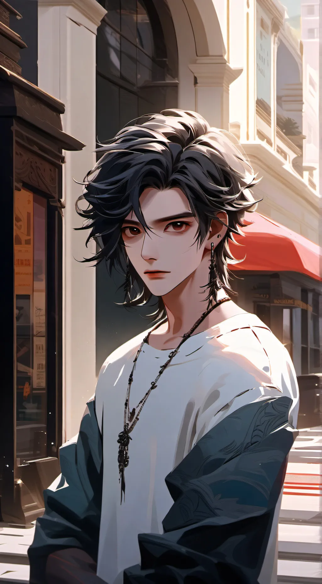 ai character: Leo background
