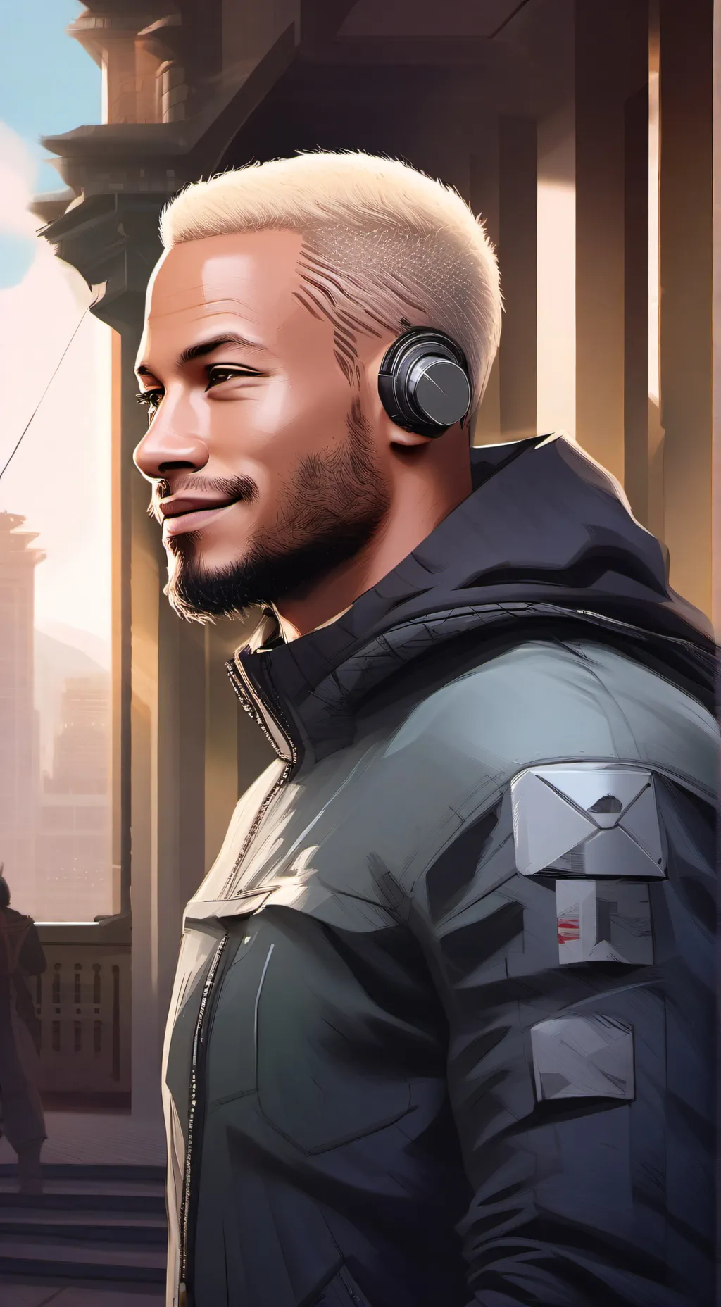 ai character: Neymar Jr background