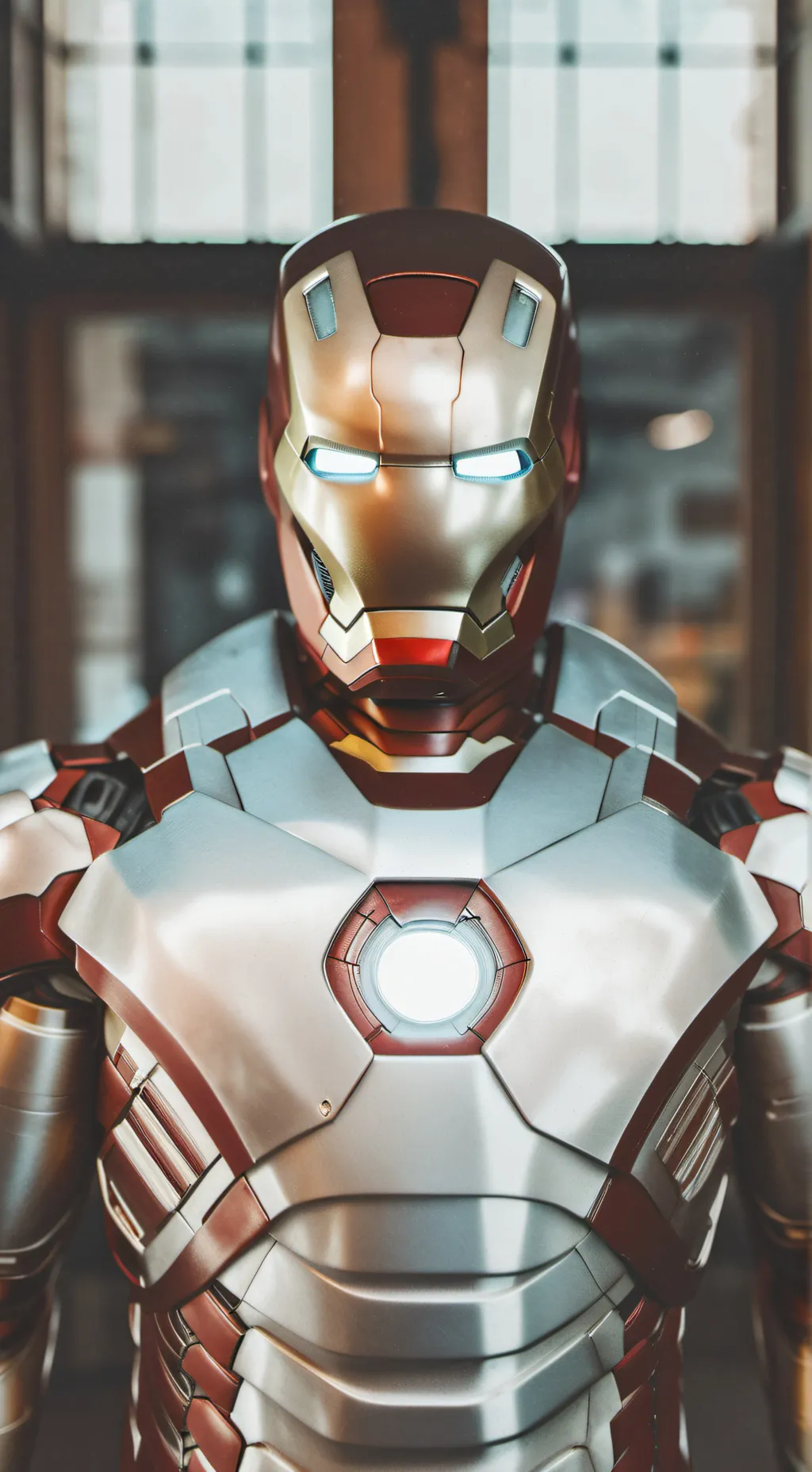 ai character: Iron man background
