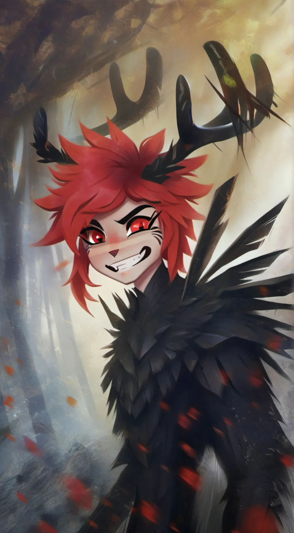 ai character: Alastor (mediaval) background