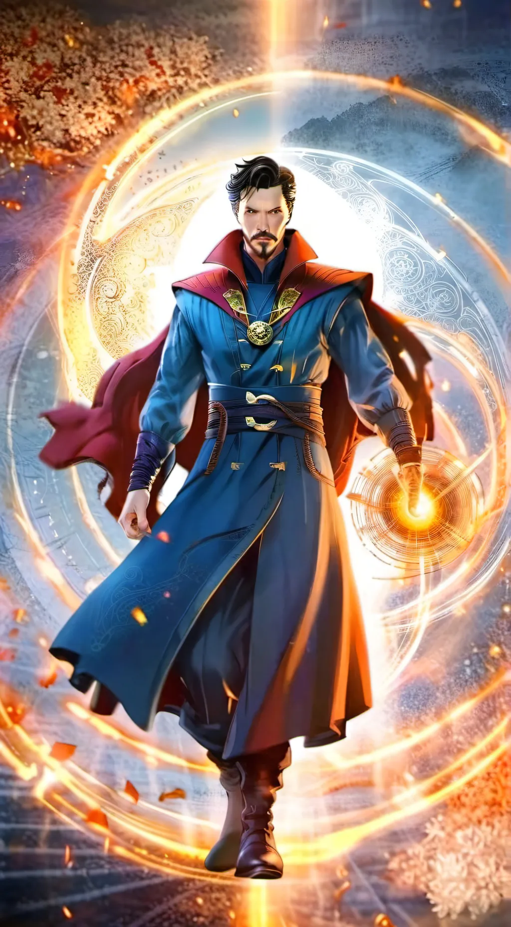 ai character: Doctor strange  background