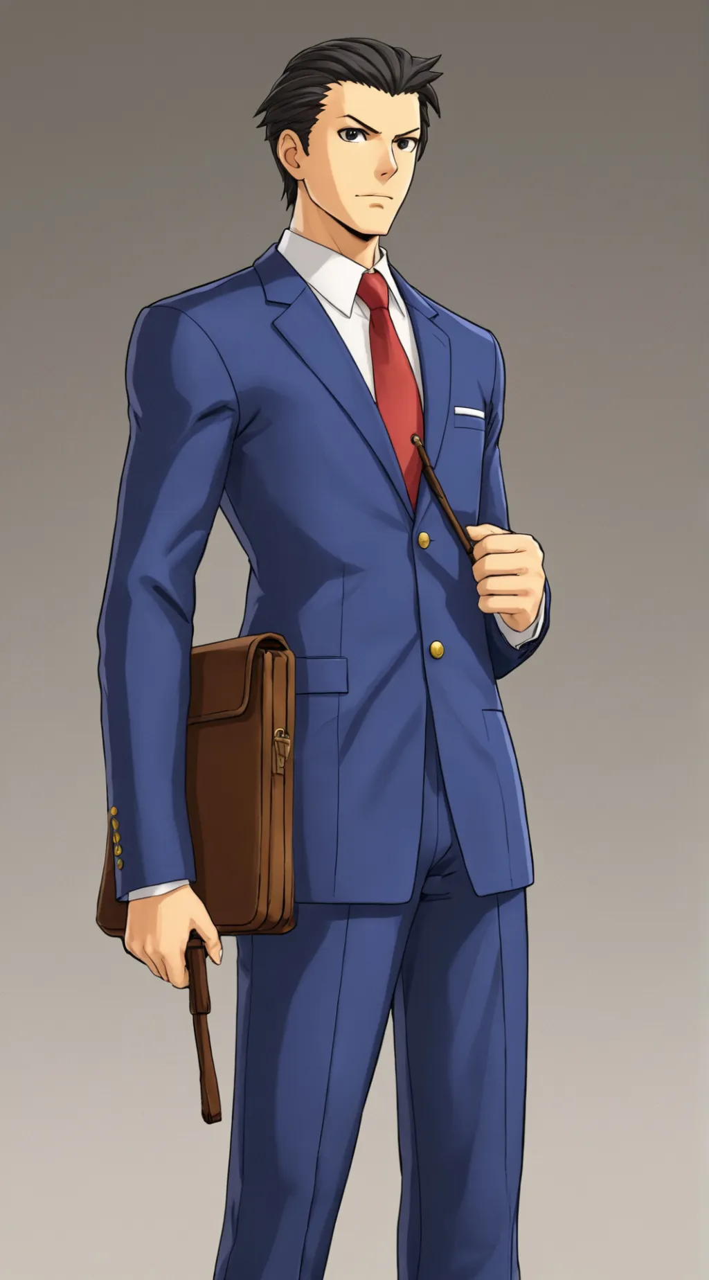 ai character: Phoenix Wright background
