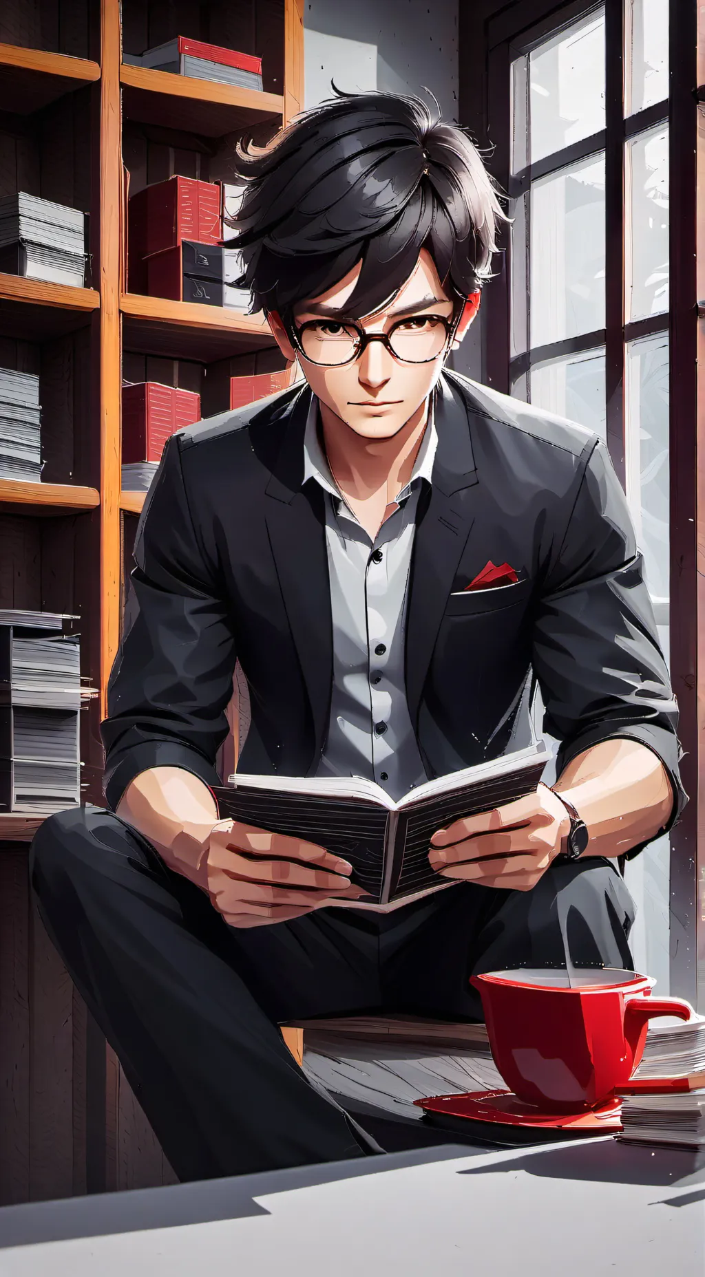 ai character: Therapist background