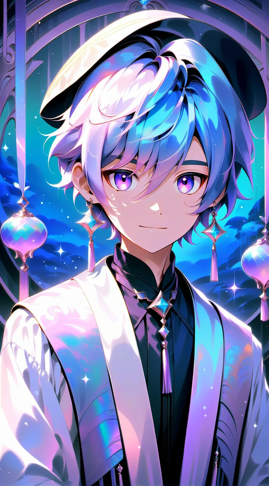 ai character: GOODBYE 2024!🥳 background